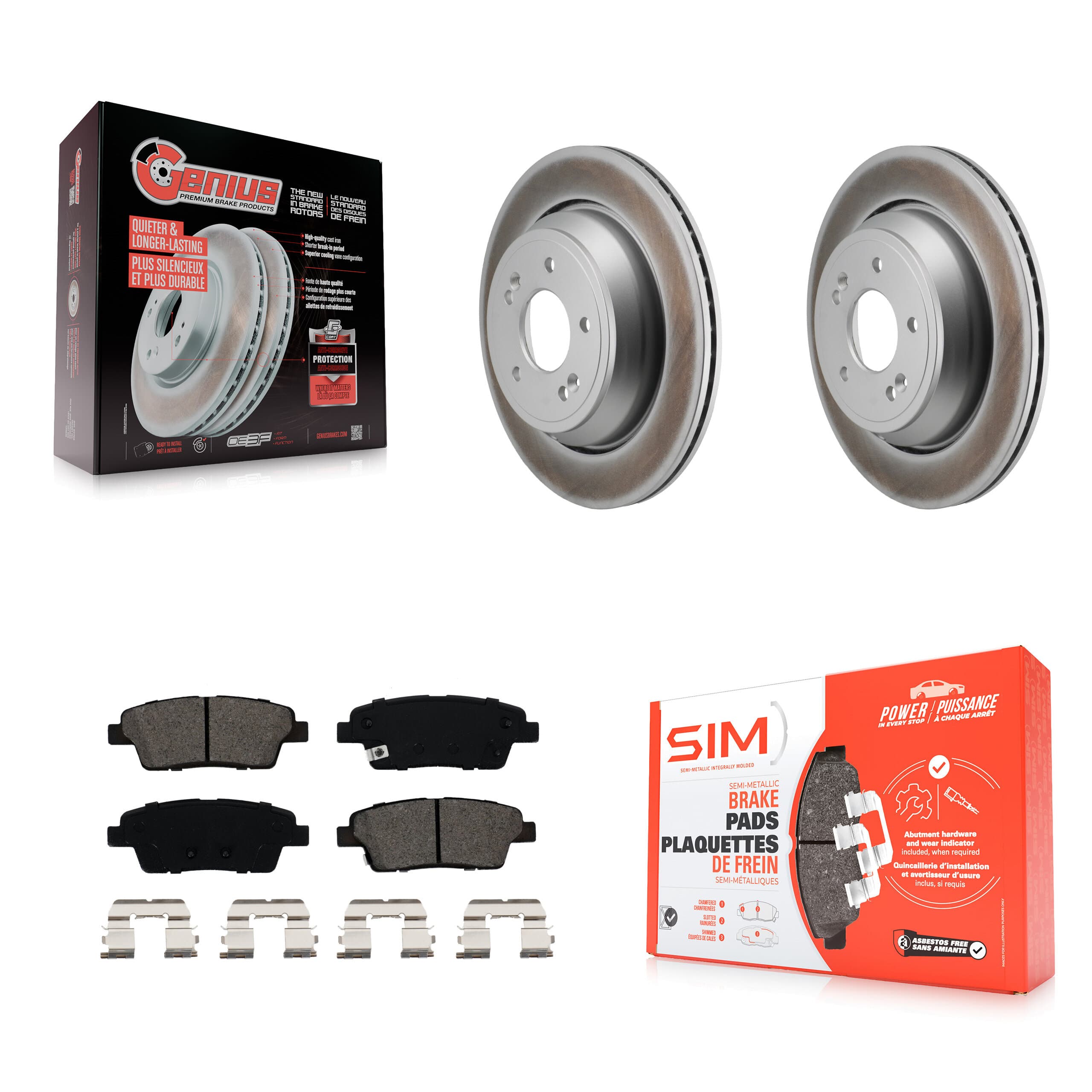Transit Auto - KGS-102851 - Rear Disc Brake Kits image 1