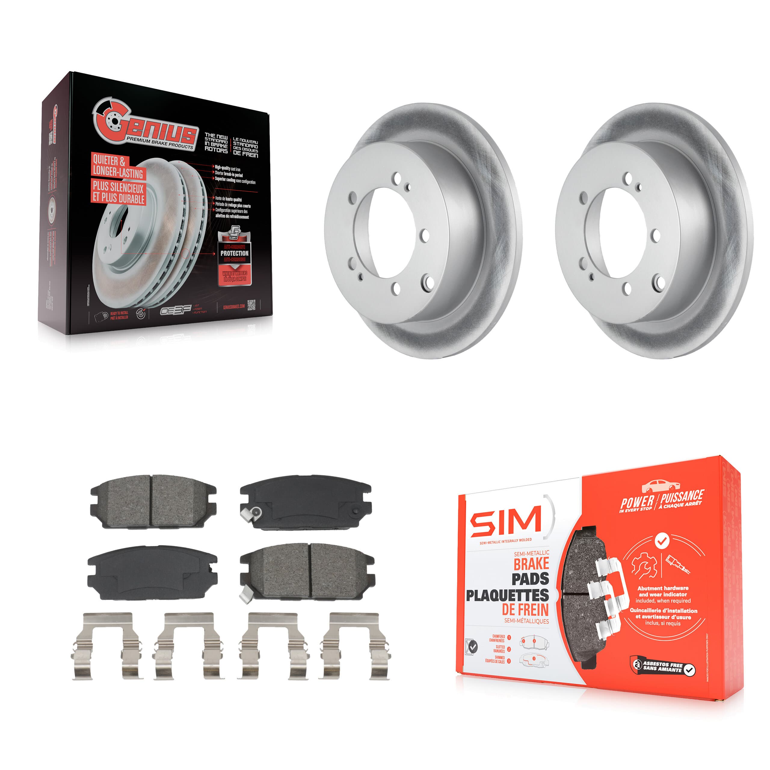 Transit Auto - KGS-102854 - Rear Disc Brake Kits image 1