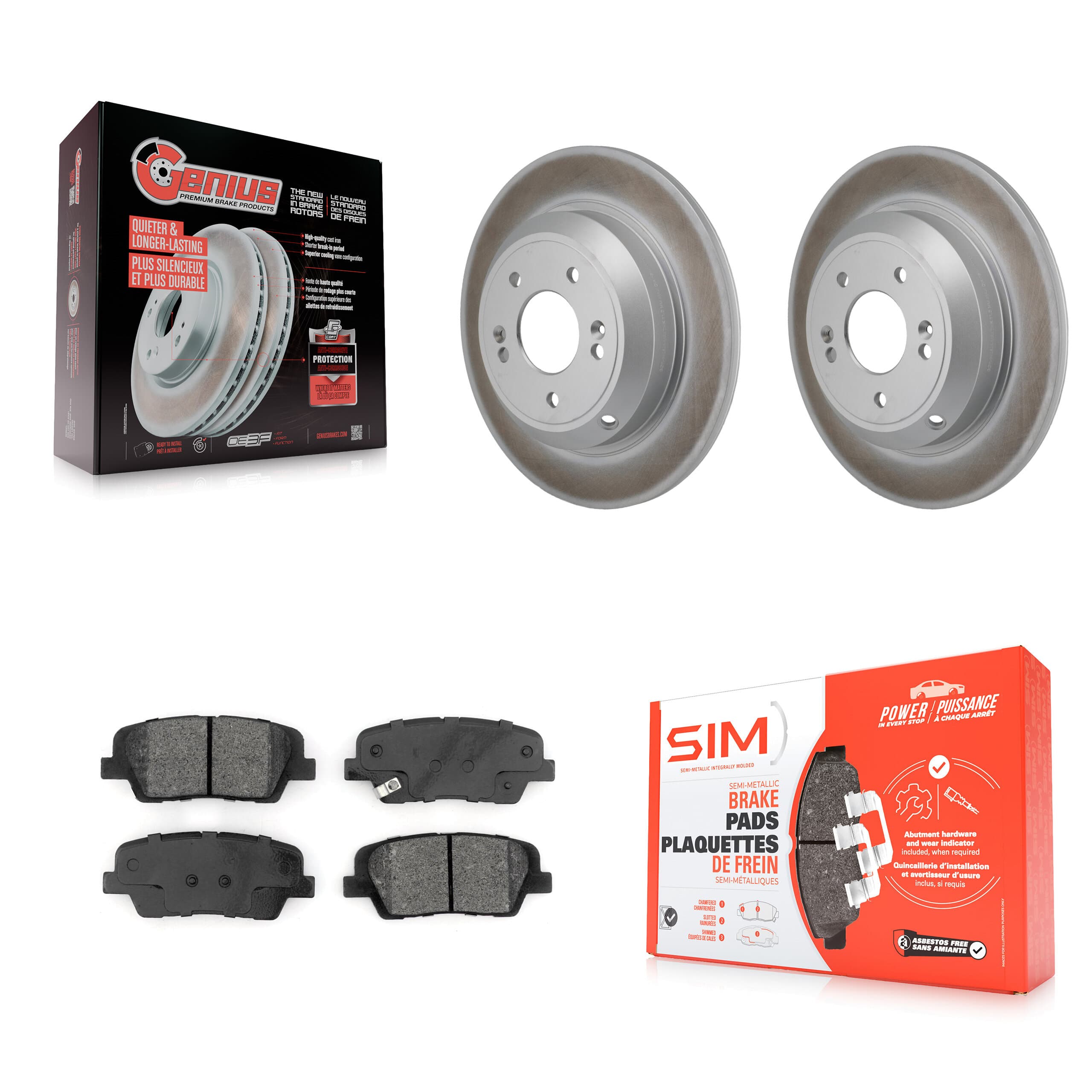 Transit Auto - KGS-102856 - Rear Disc Brake Kits image 1