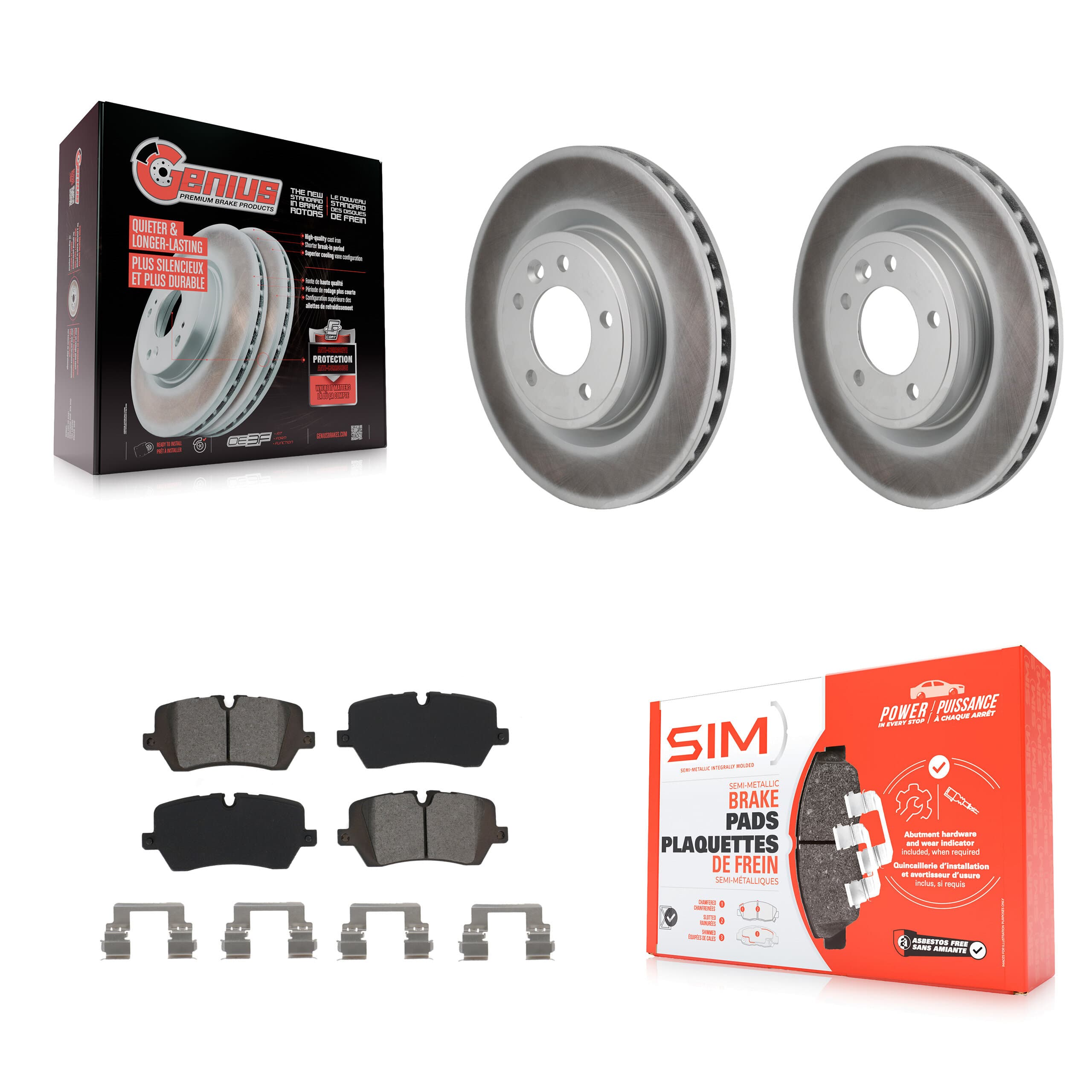 Transit Auto - KGS-102863 - Rear Disc Brake Kits image 1