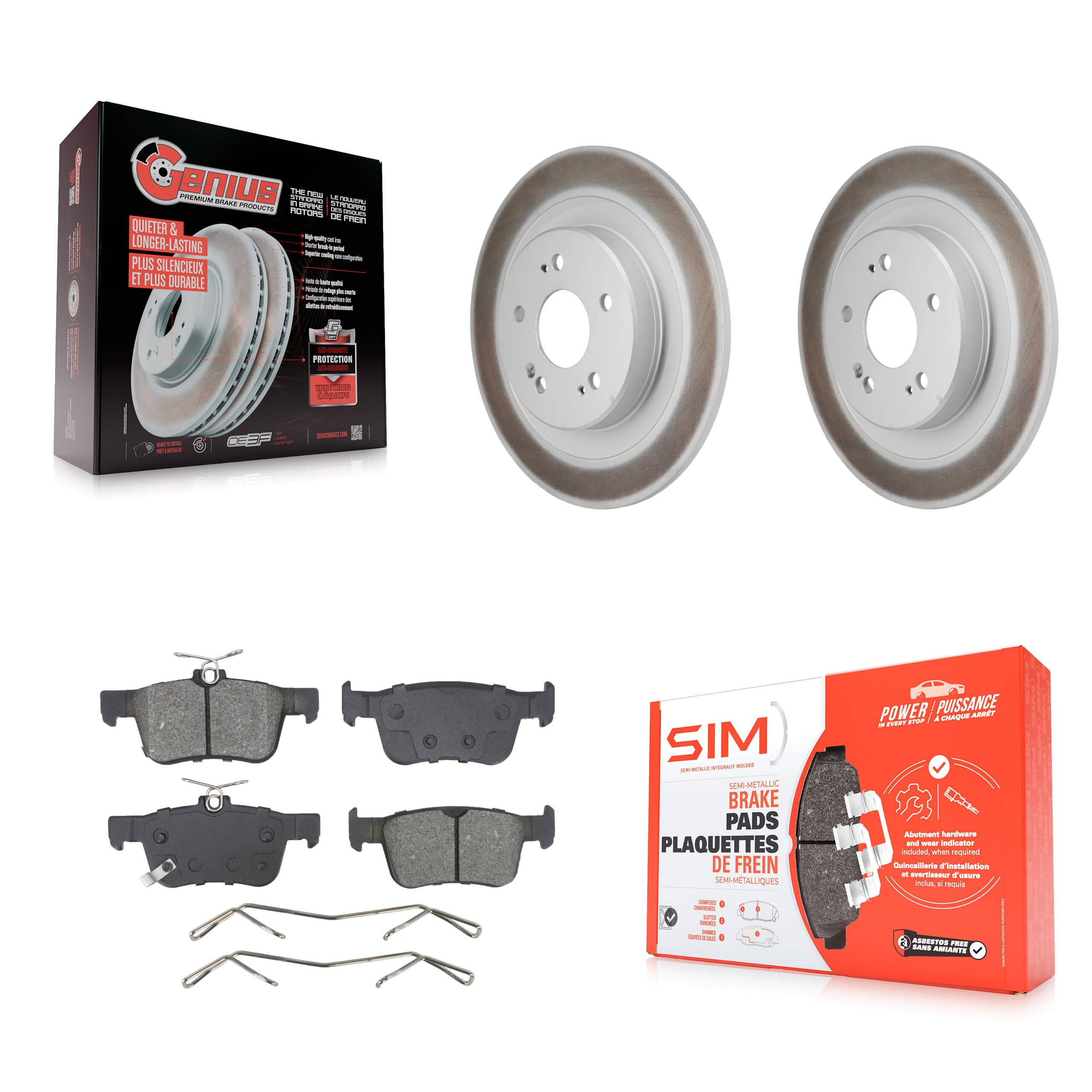 Transit Auto - KGS-102870 - Rear Disc Brake Kits image 1