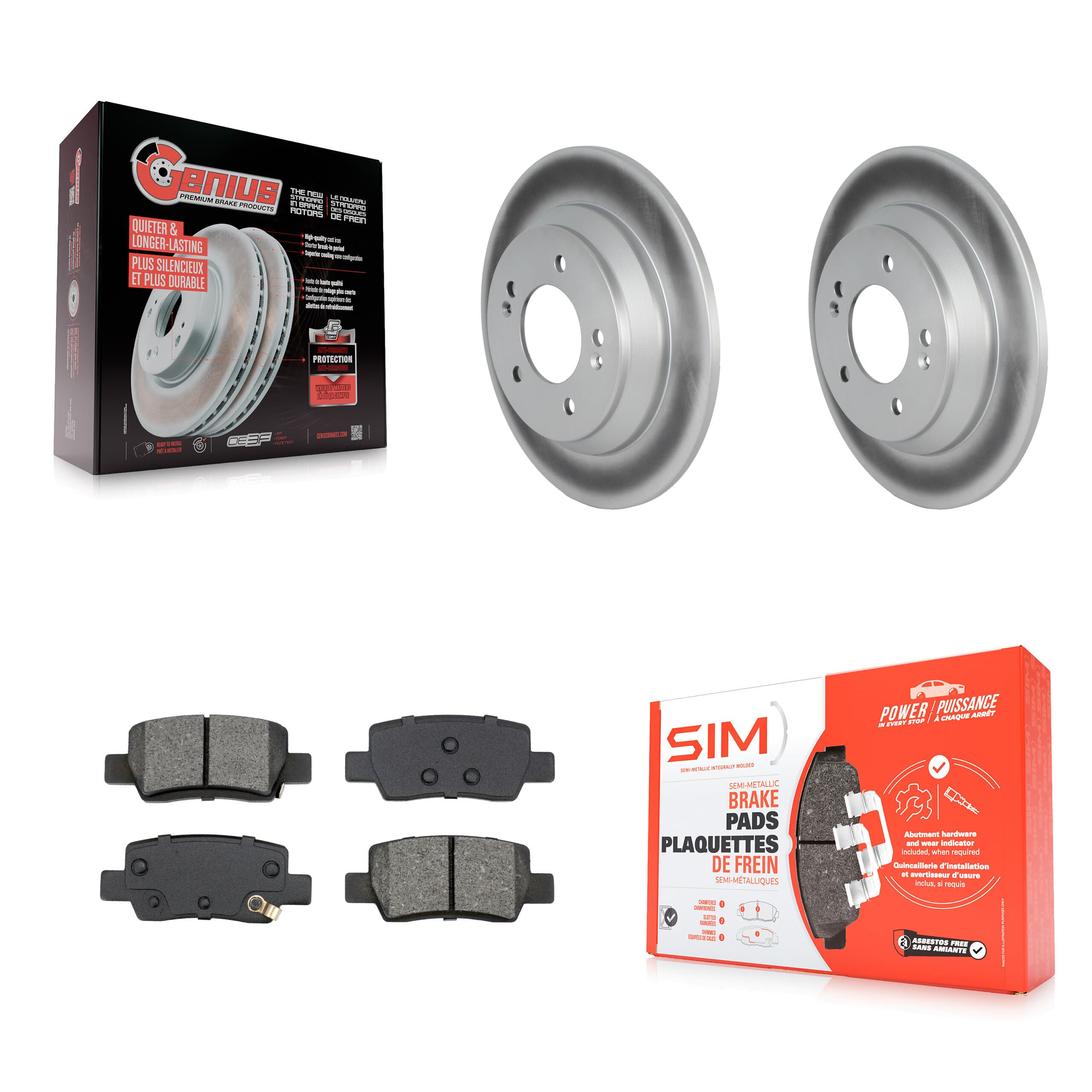 Transit Auto - KGS-103620 - Rear Disc Brake Kits image 1