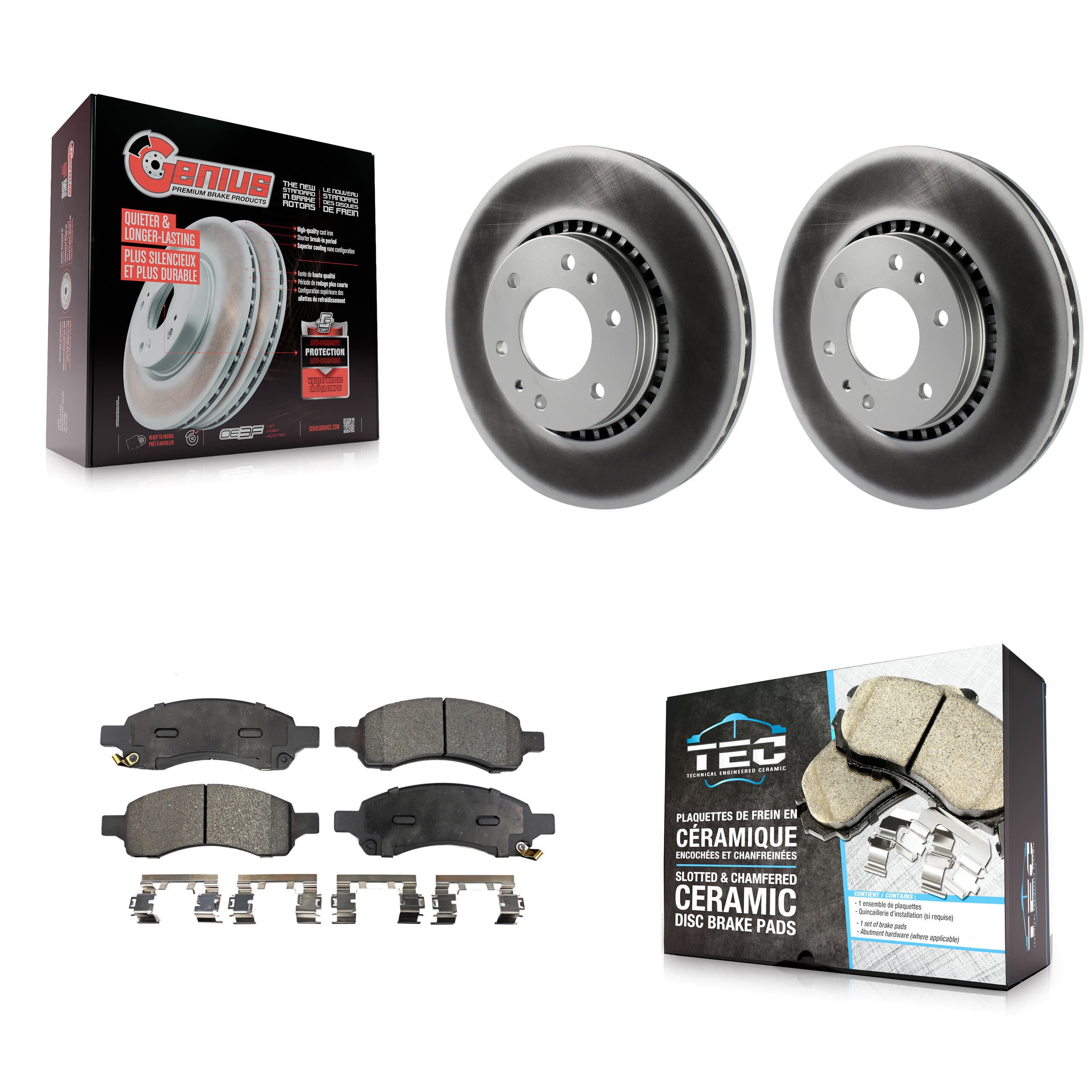 Transit Auto - KGT-100018 - Front Disc Brake Kits image 1