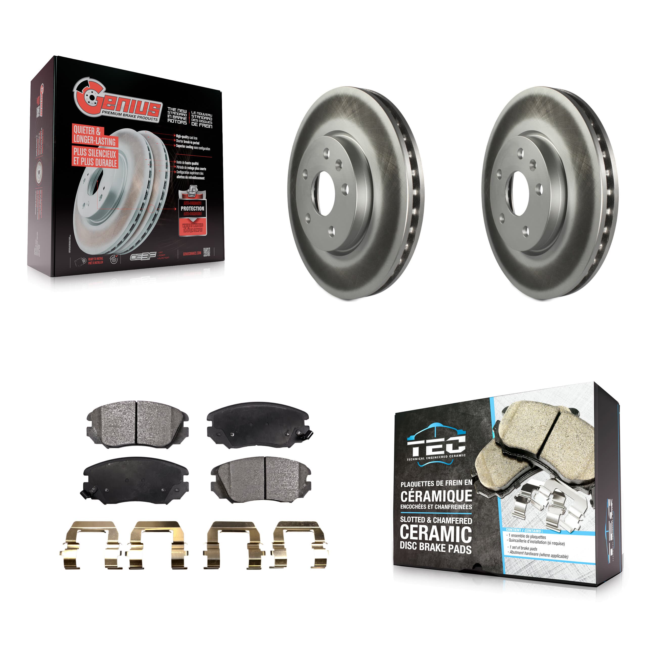 Transit Auto - KGT-100055 - Front Disc Brake Kits image 1