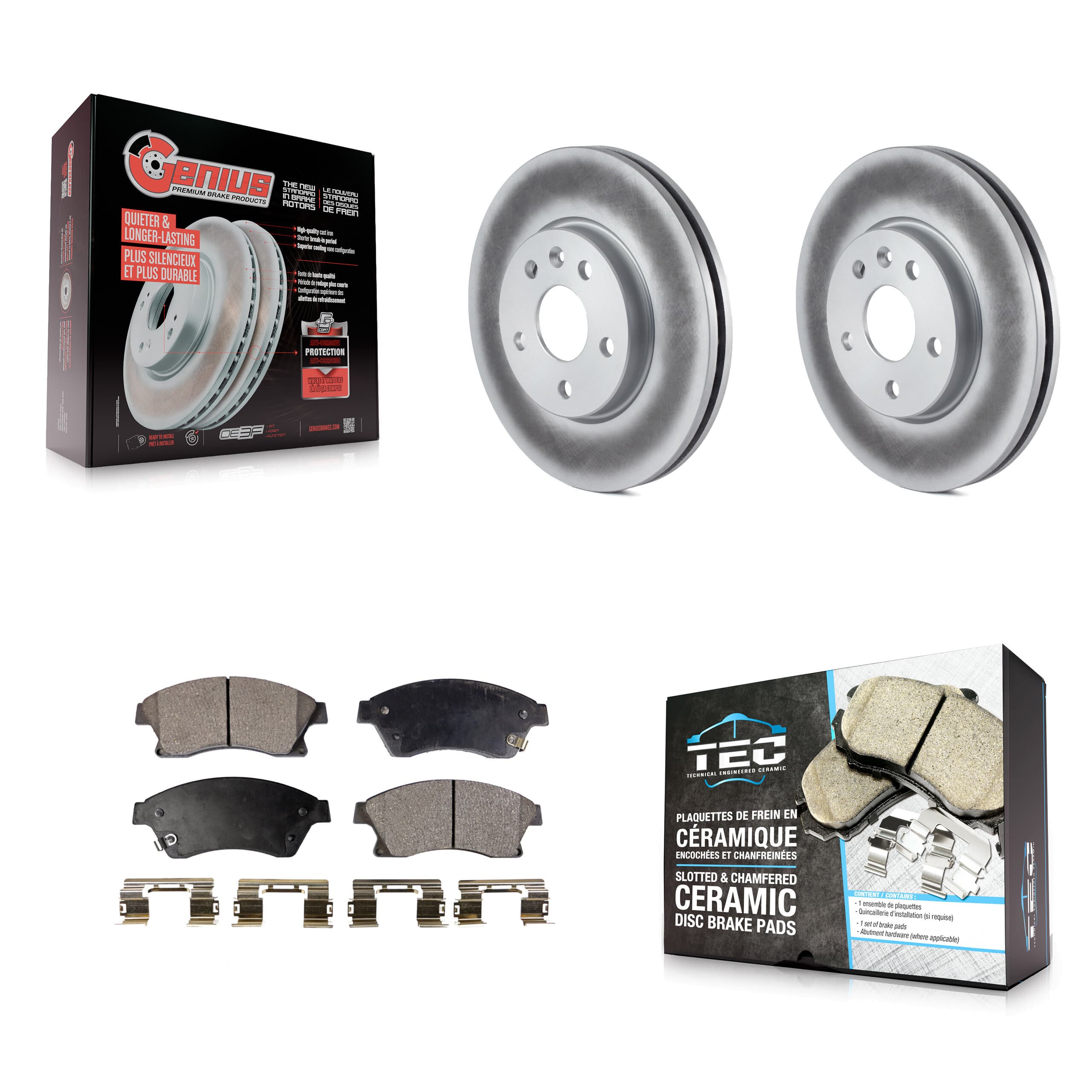 Transit Auto - KGT-100060 - Front Disc Brake Kits image 1