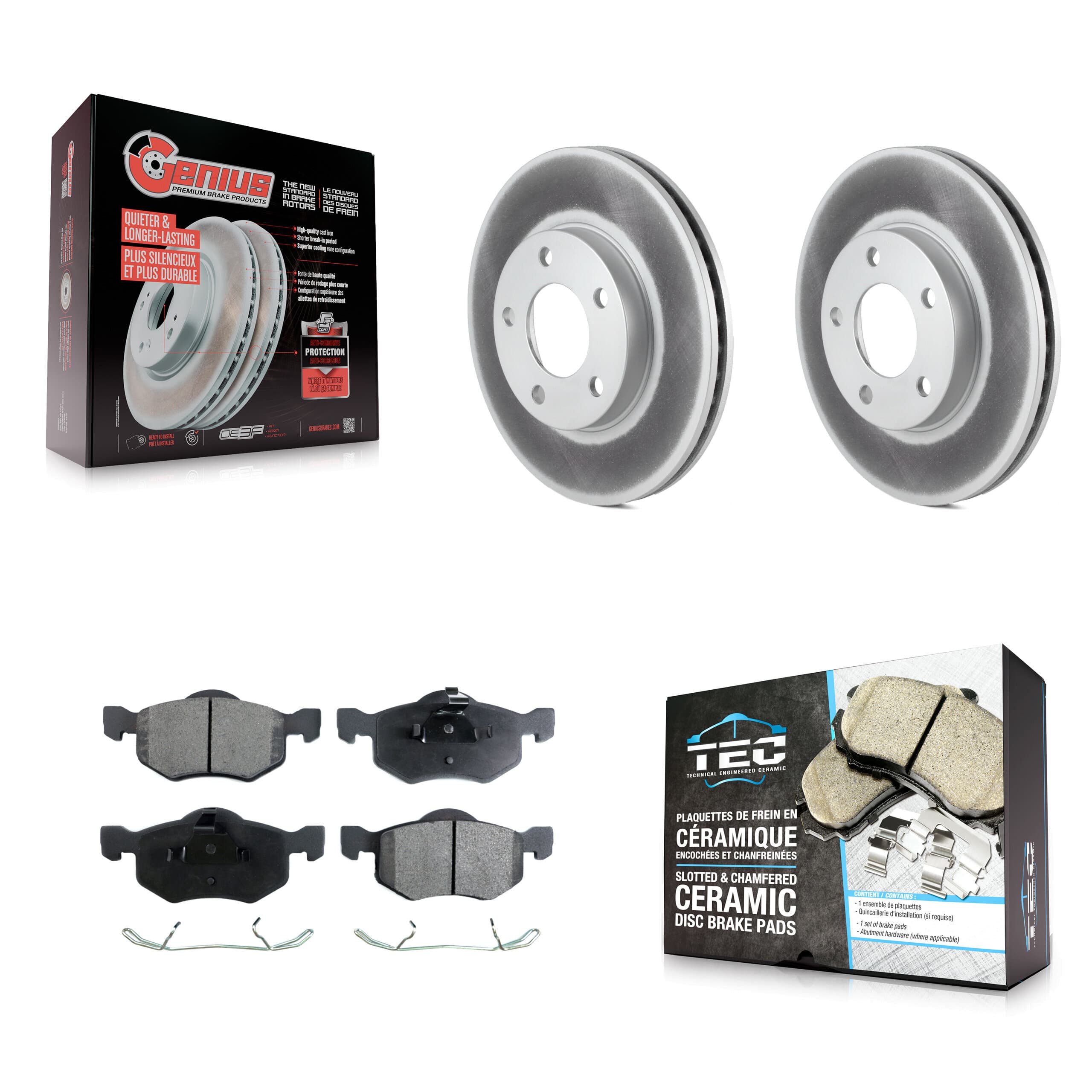 Transit Auto - KGT-100087 - Front Disc Brake Kits image 1