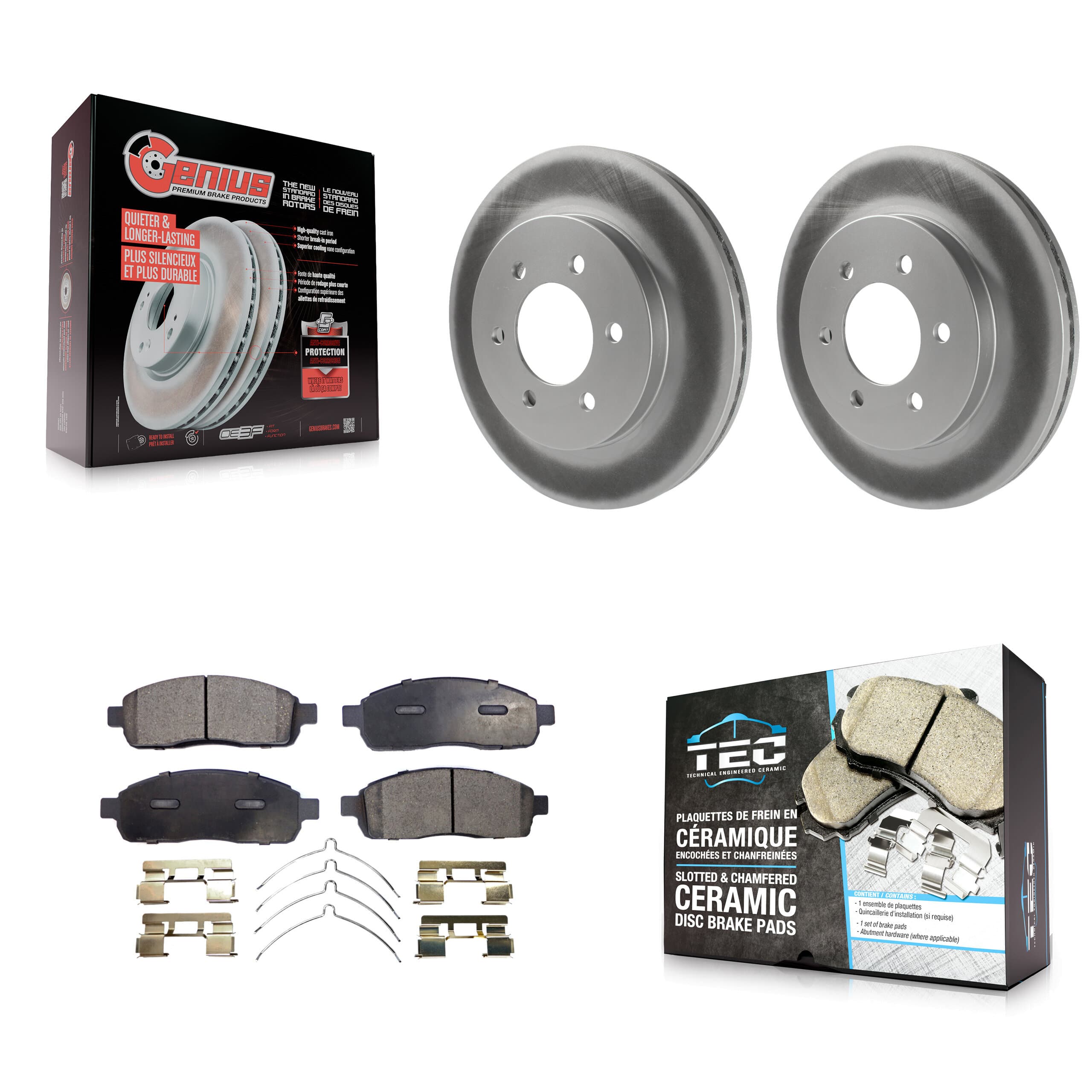 Transit Auto - KGT-100092 - Front Disc Brake Kits image 1