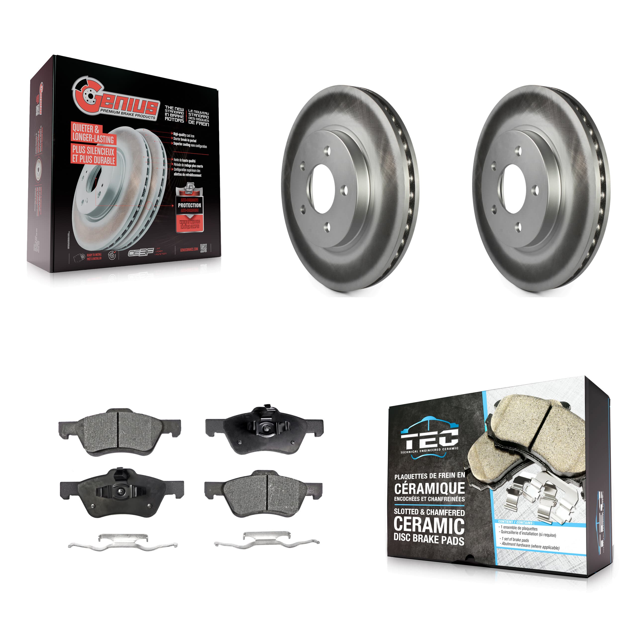 Transit Auto - KGT-100095 - Front Disc Brake Kits image 1