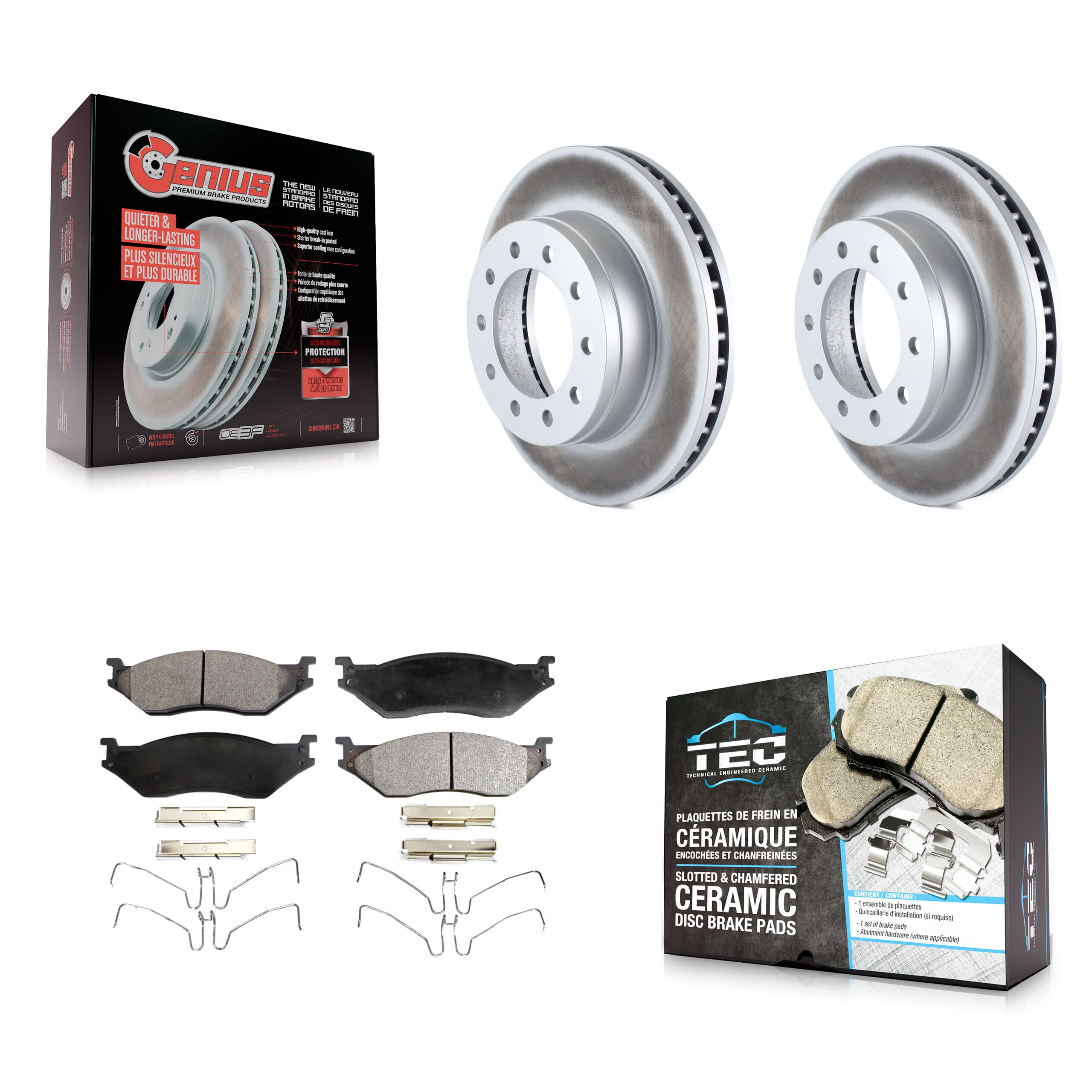 Transit Auto - KGT-100101 - Front Disc Brake Kits image 1
