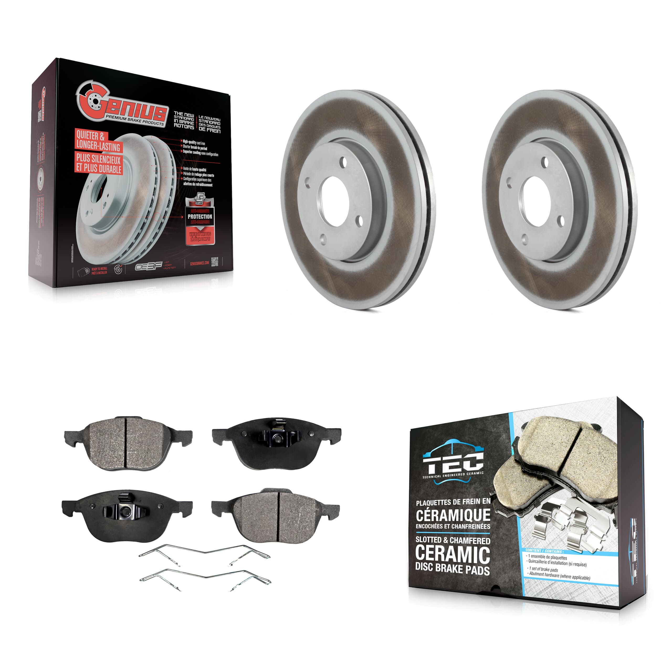 Transit Auto - KGT-100104 - Front Disc Brake Kits image 1