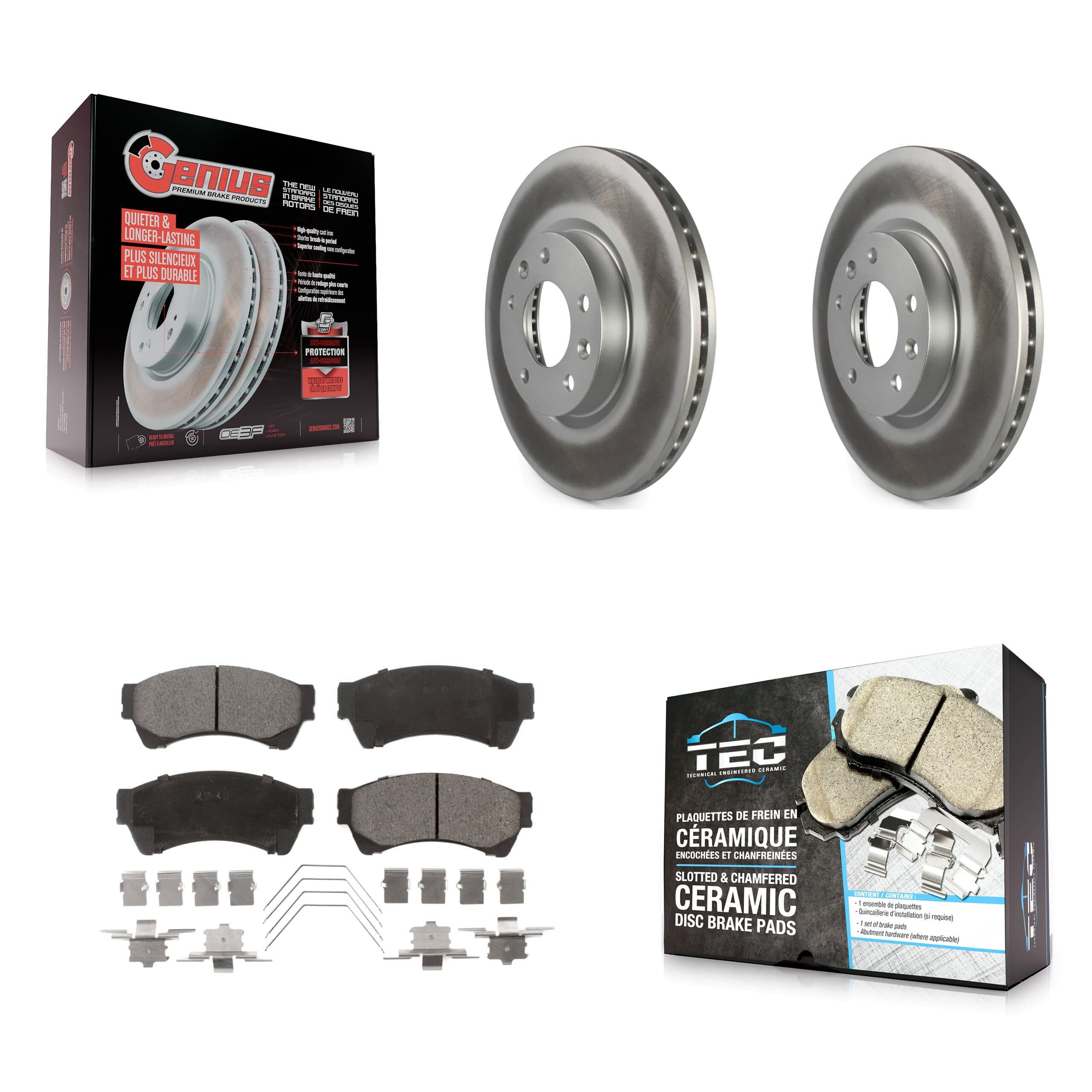 Transit Auto - KGT-100106 - Front Disc Brake Kits image 1