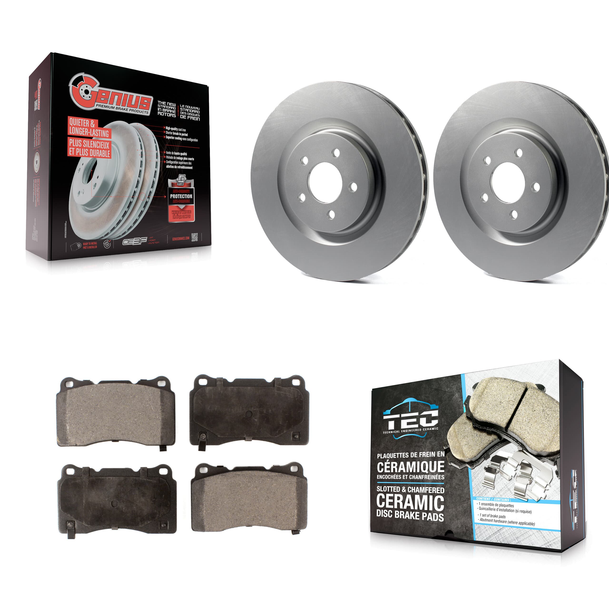 Transit Auto - KGT-100108 - Front Disc Brake Kits image 1