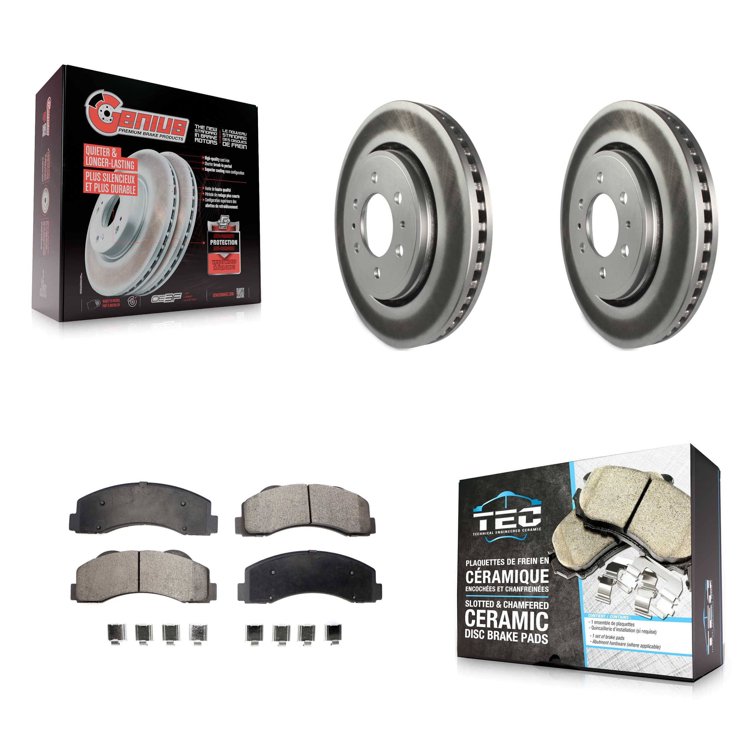Transit Auto - KGT-100110 - Front Disc Brake Kits image 1