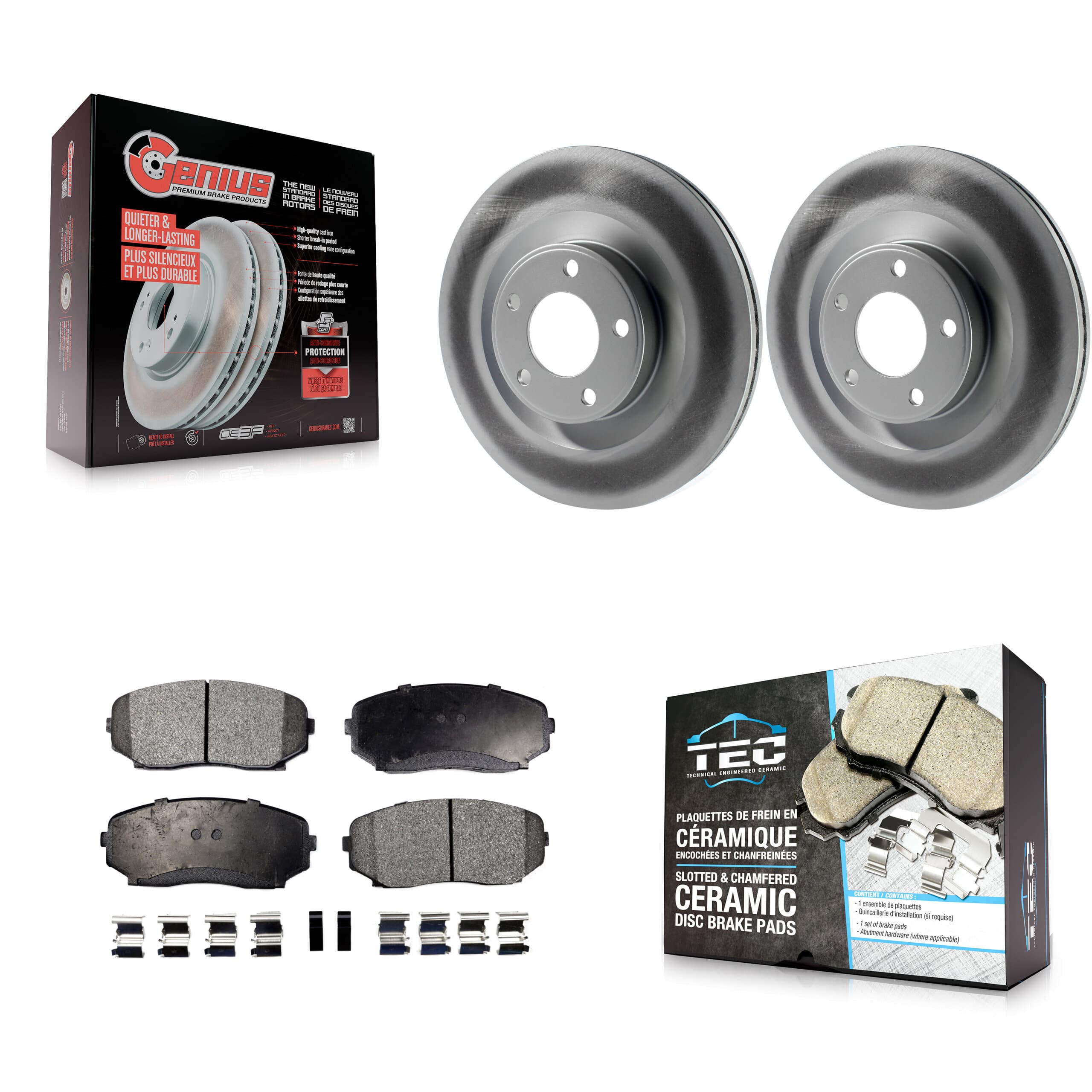 Transit Auto - KGT-100111 - Front Disc Brake Kits image 1