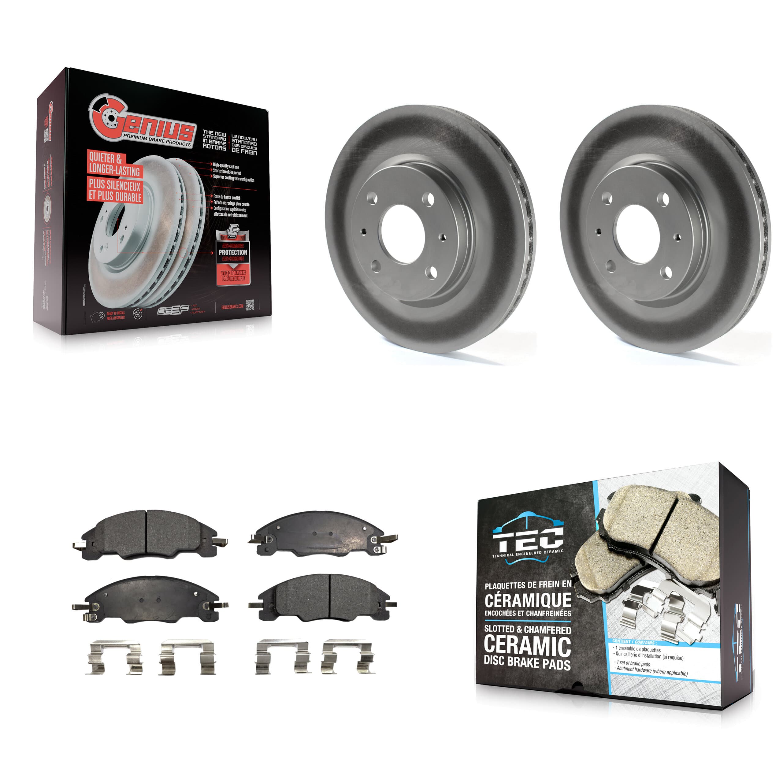 Transit Auto - KGT-100113 - Front Disc Brake Kits image 1