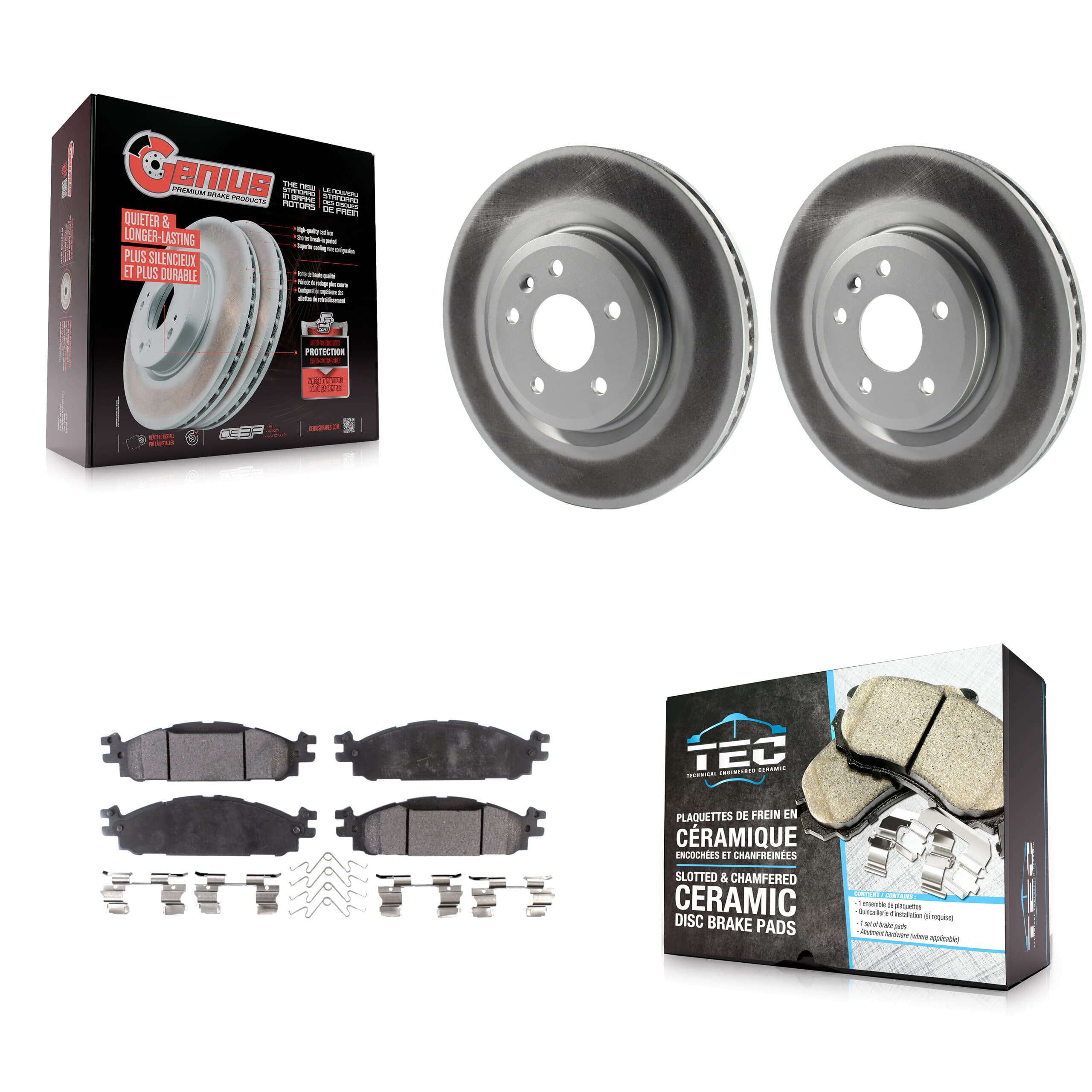Transit Auto - KGT-100119 - Front Disc Brake Kits image 1