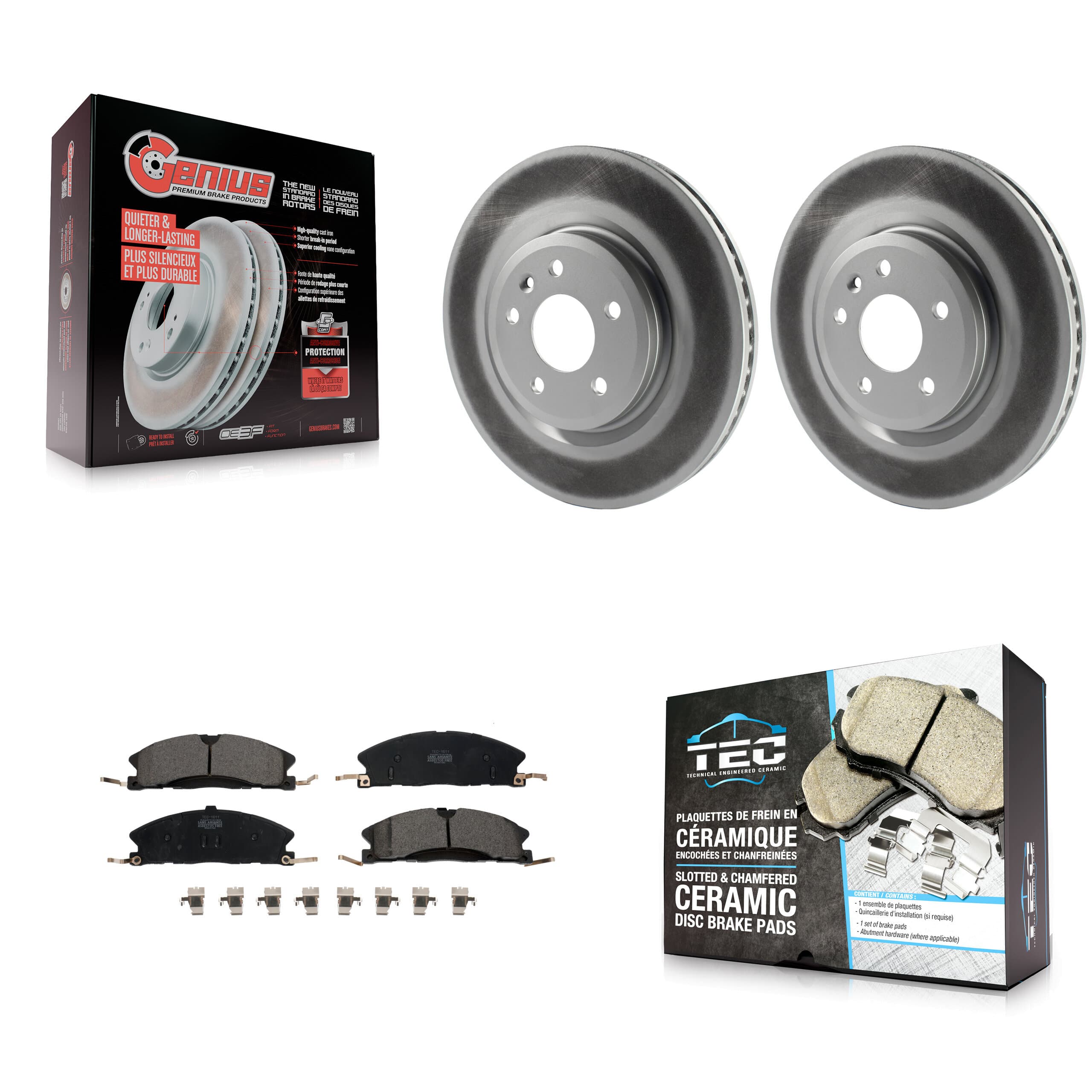 Transit Auto - KGT-100120 - Front Disc Brake Kits image 1