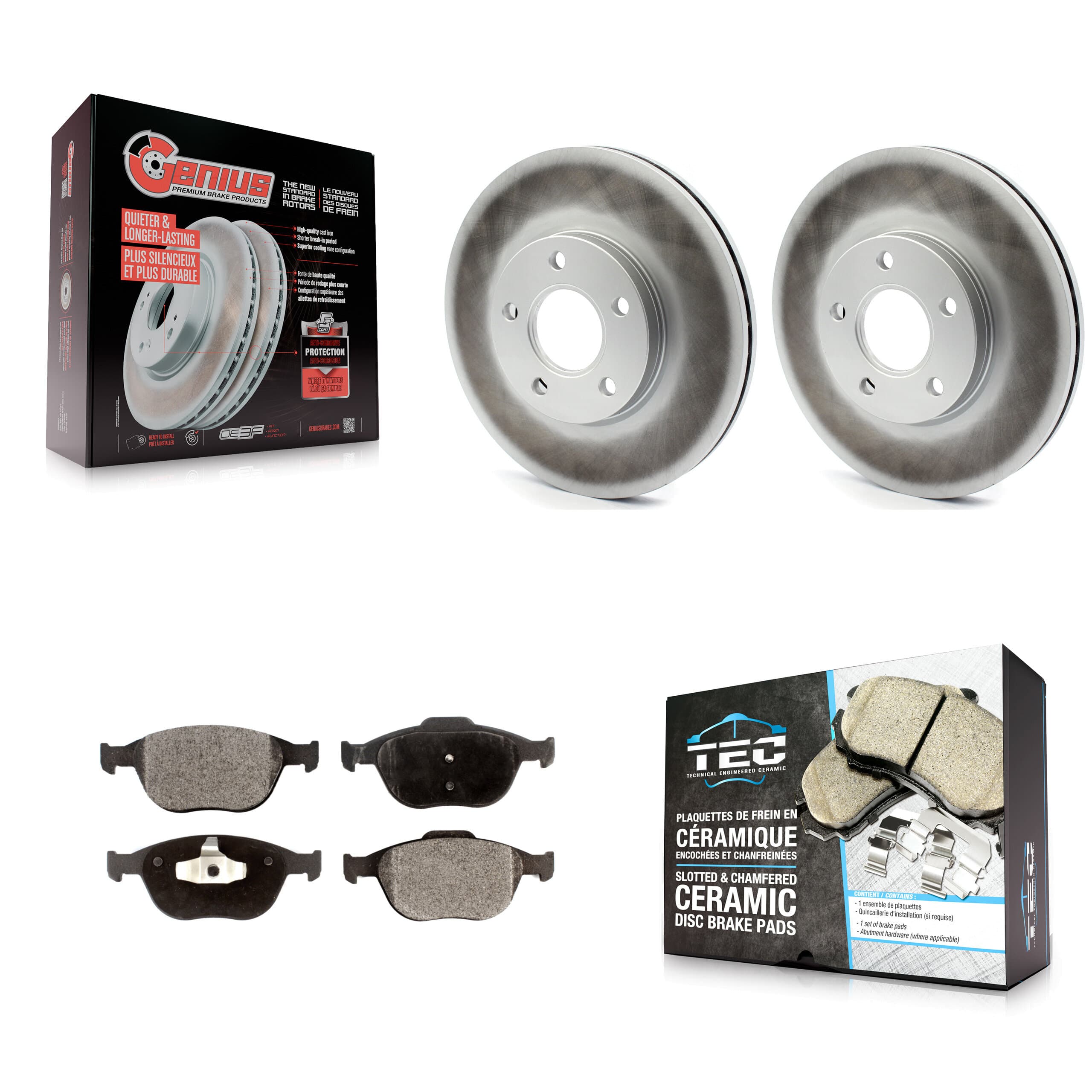 Transit Auto - KGT-100121 - Front Disc Brake Kits image 1
