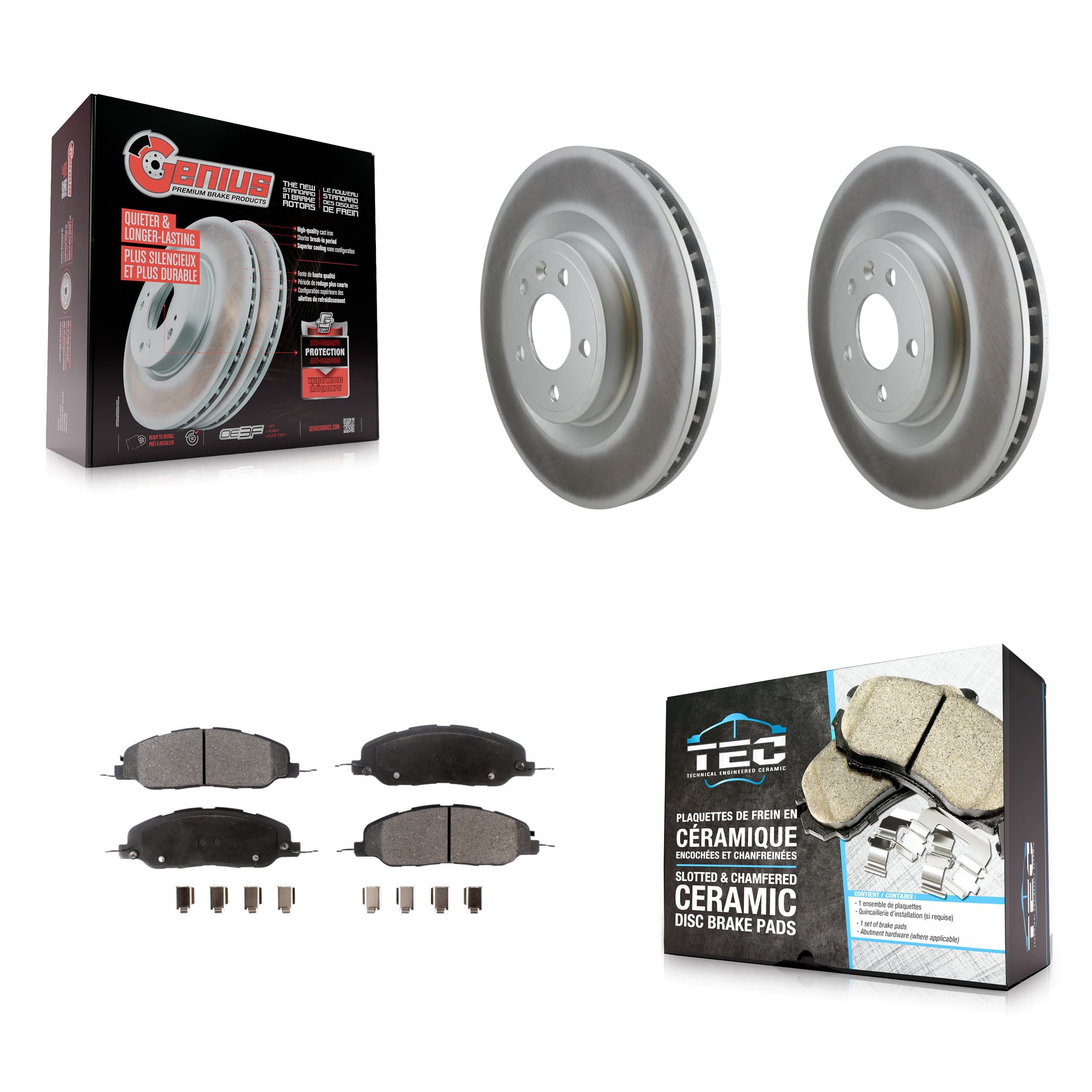 Transit Auto - KGT-100123 - Front Disc Brake Kits image 1