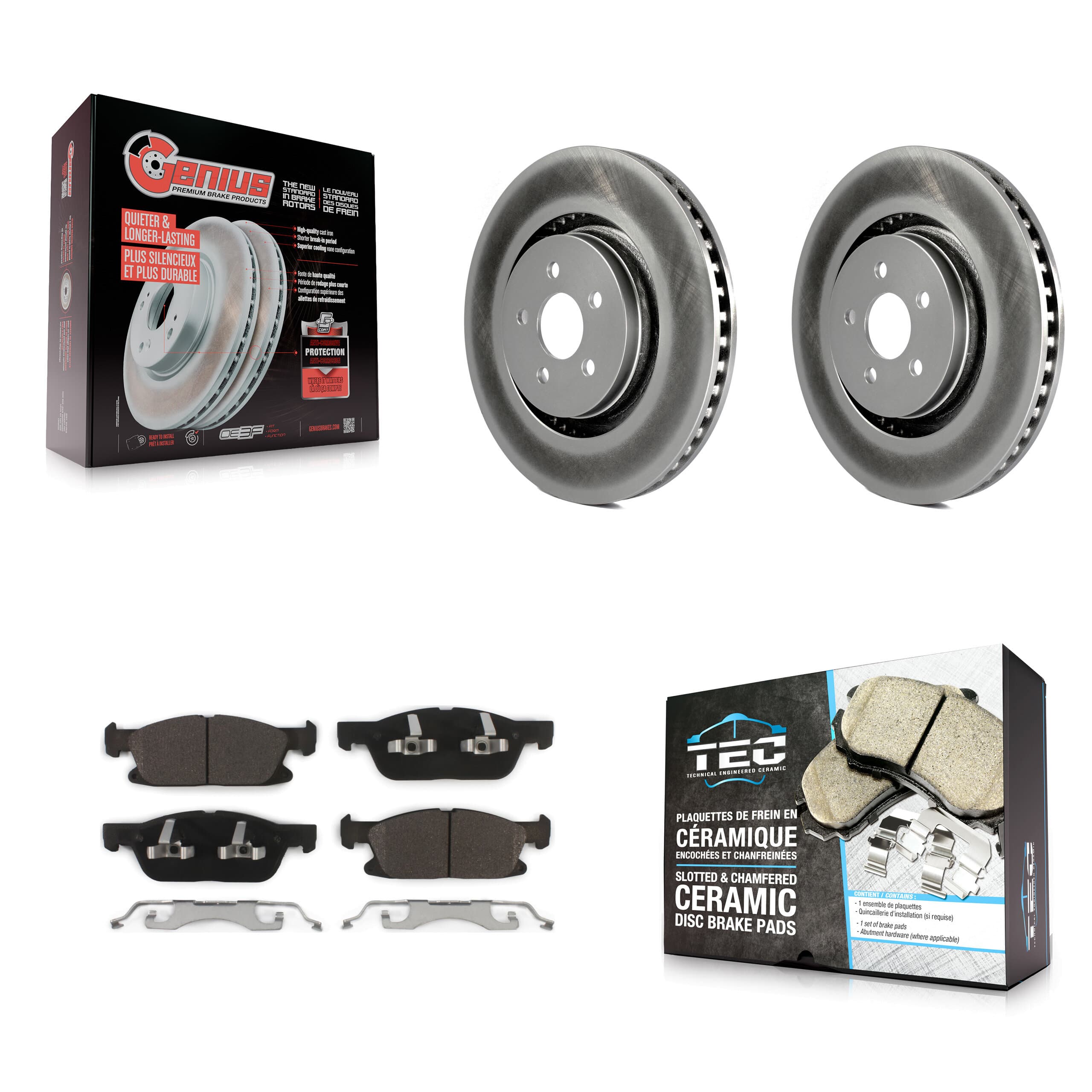Transit Auto - KGT-100135 - Front Disc Brake Kits image 1