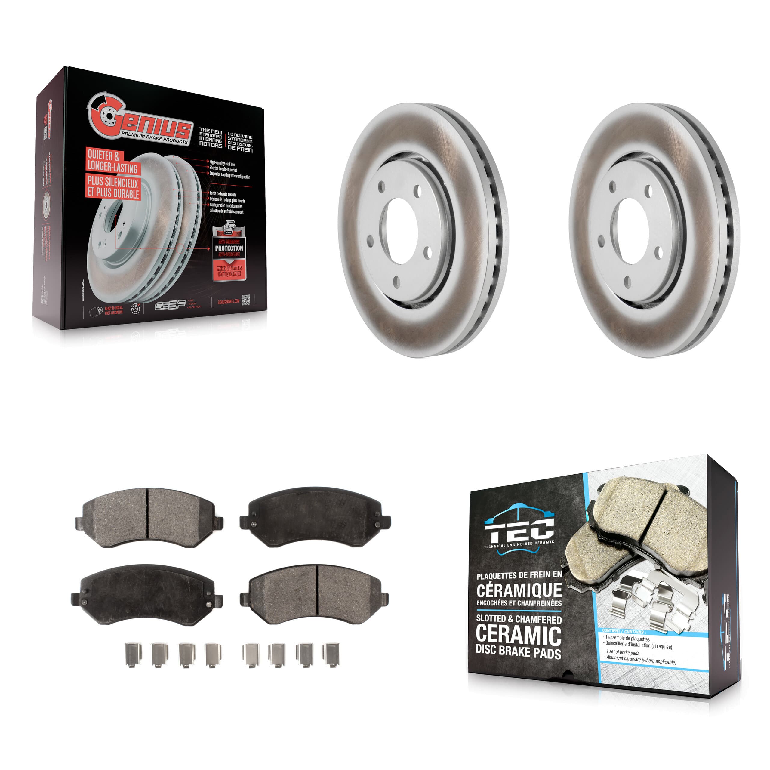 Transit Auto - KGT-100150 - Front Disc Brake Kits image 1
