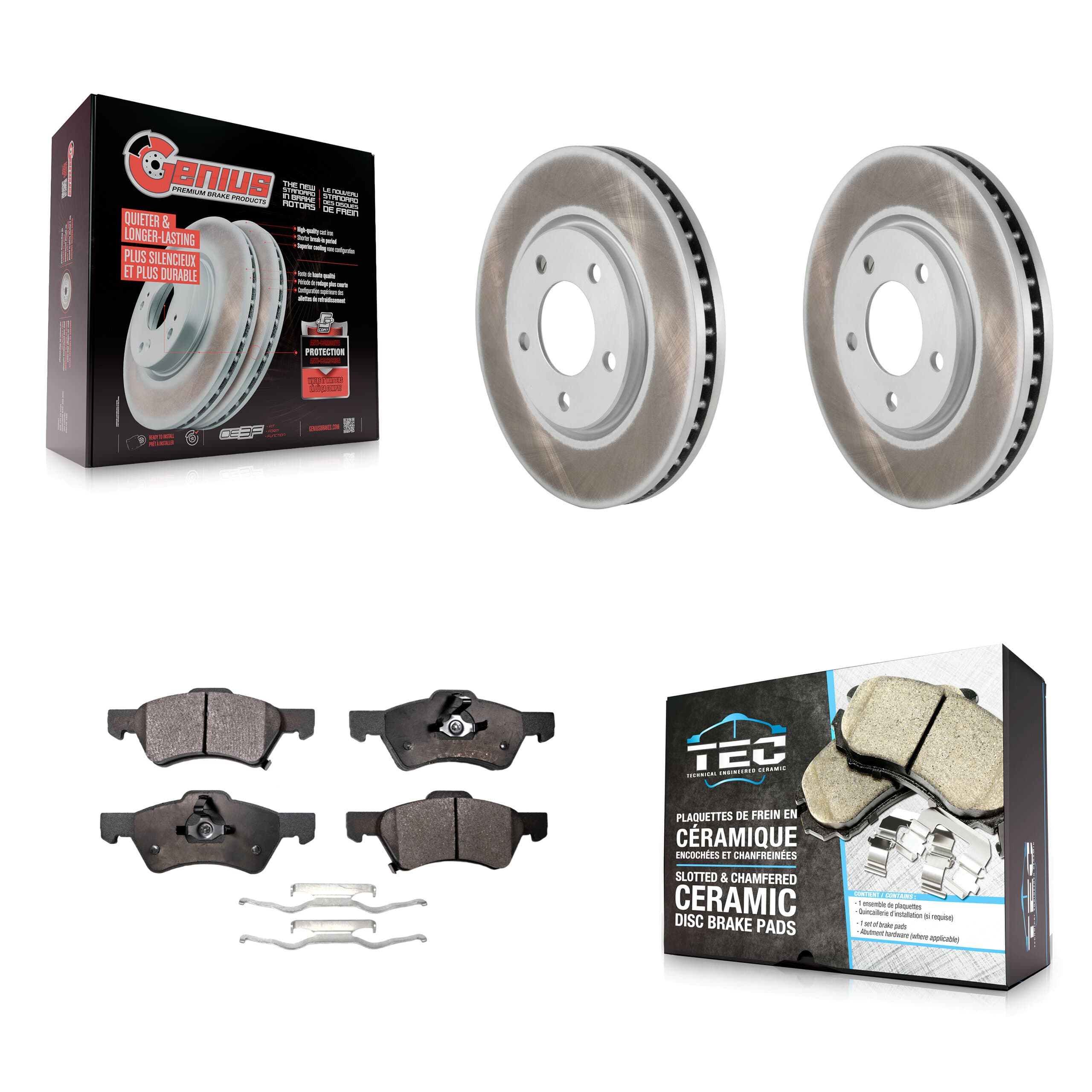 Transit Auto - KGT-100153 - Front Disc Brake Kits image 1