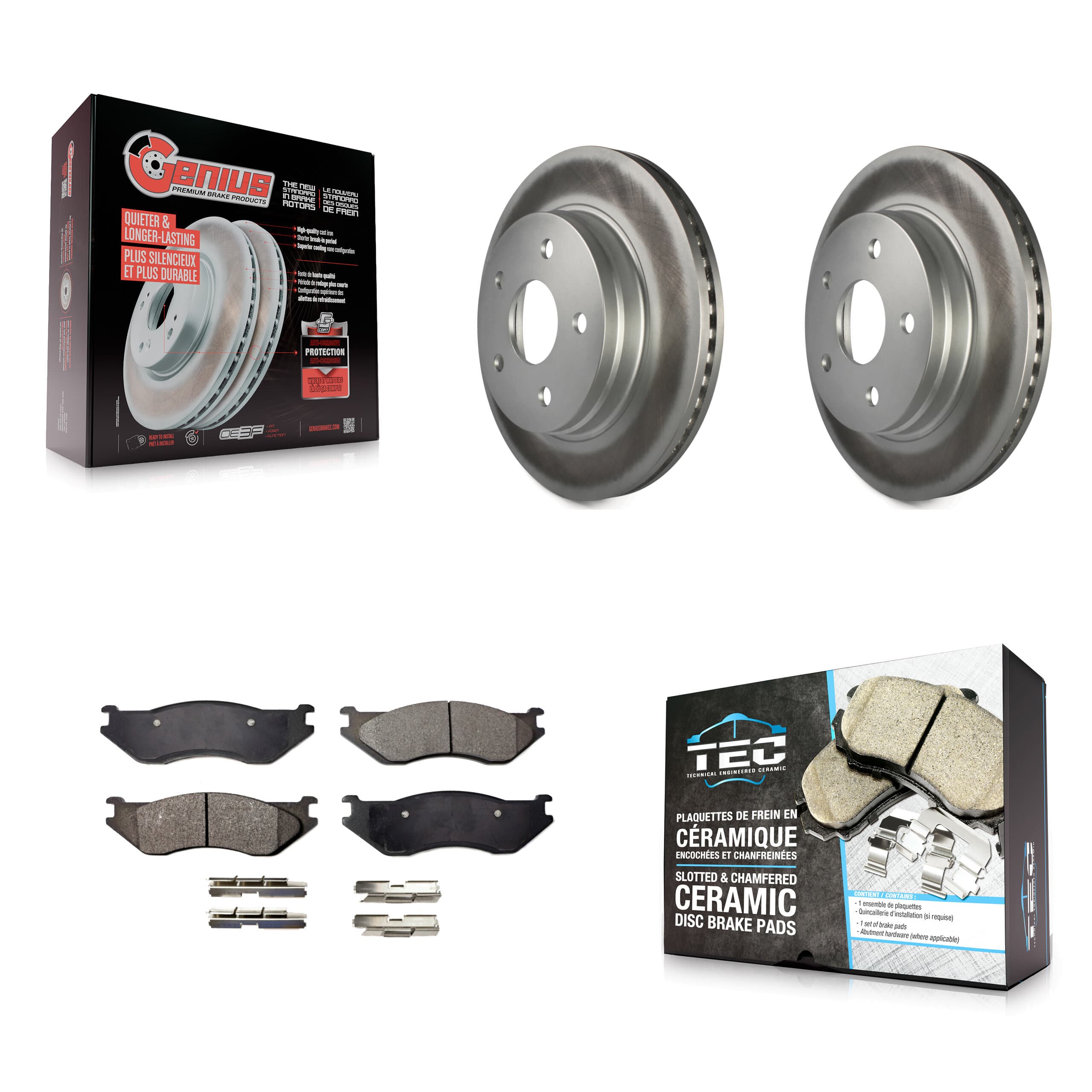 Transit Auto - KGT-100155 - Front Disc Brake Kits image 1