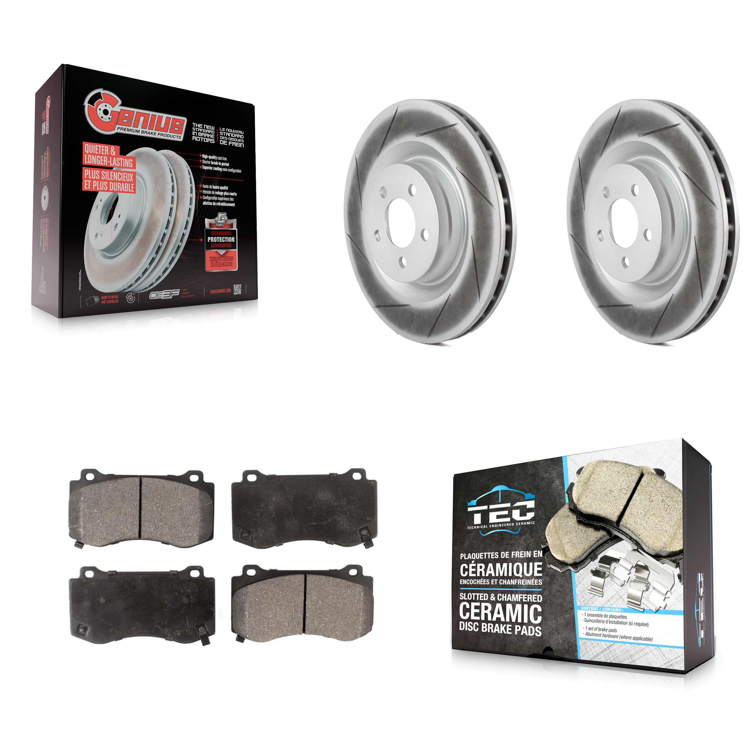 Transit Auto - KGT-100164 - Front Disc Brake Kits image 1
