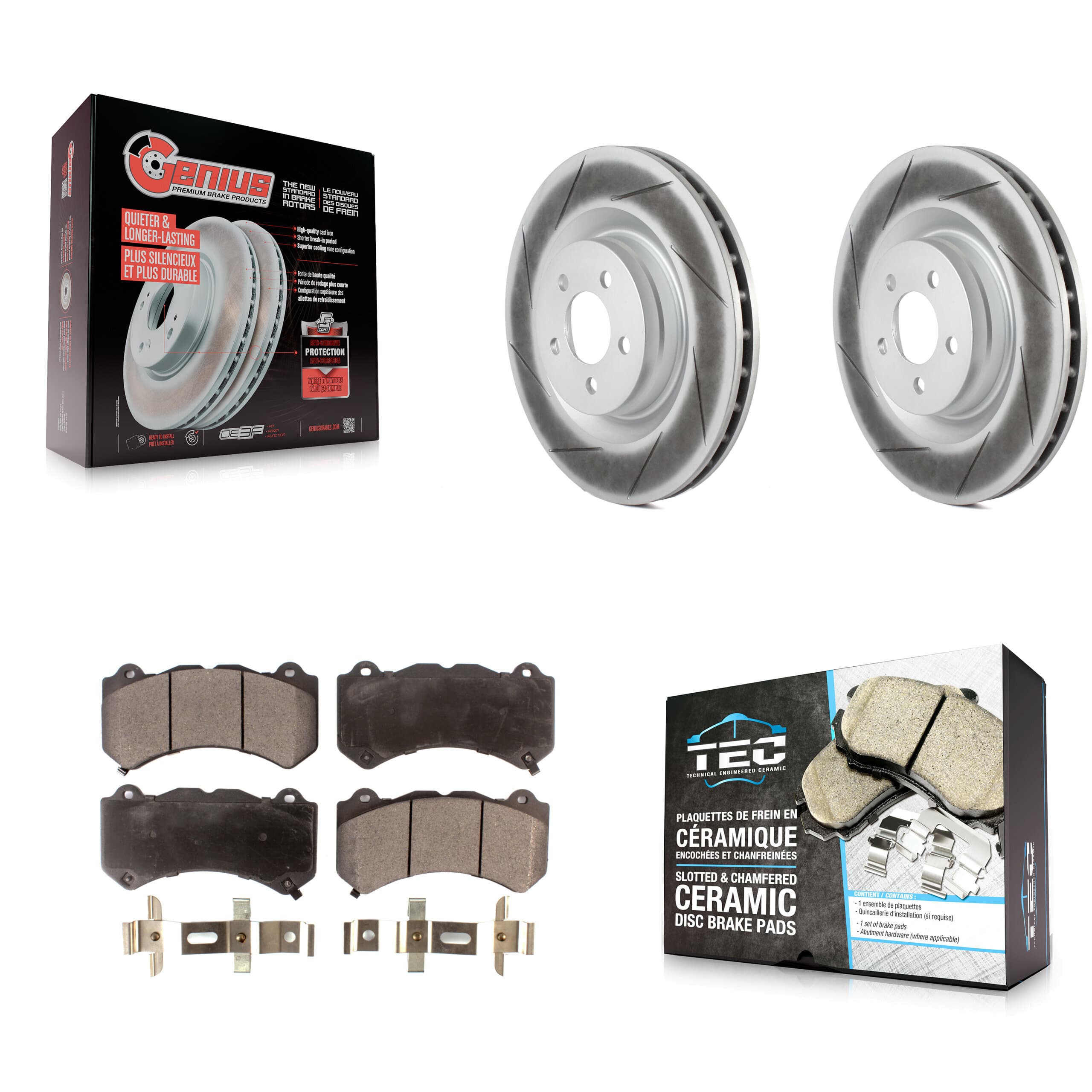 Transit Auto - KGT-100165 - Front Disc Brake Kits image 1