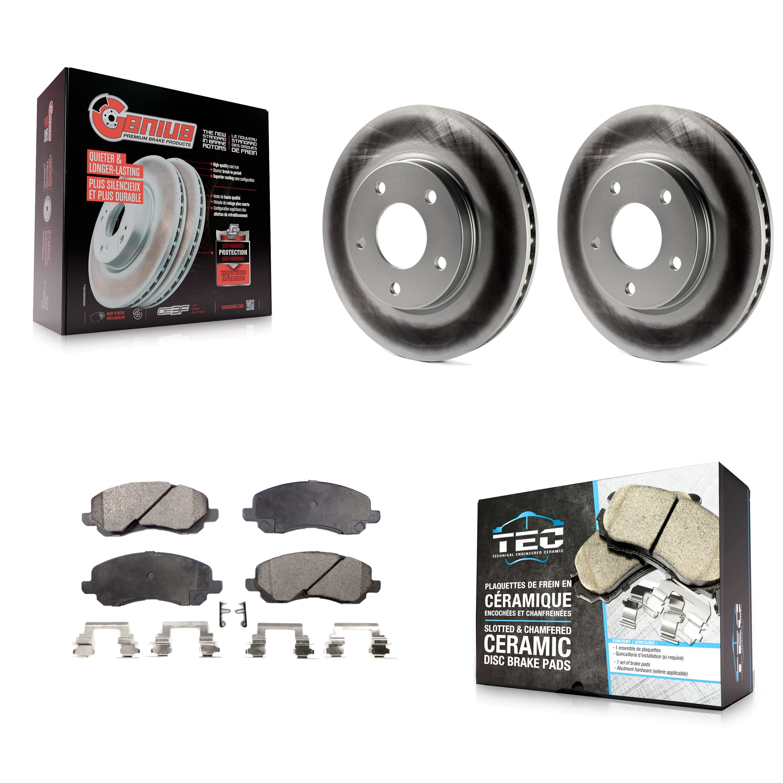 Transit Auto - KGT-100166 - Front Disc Brake Kits image 1