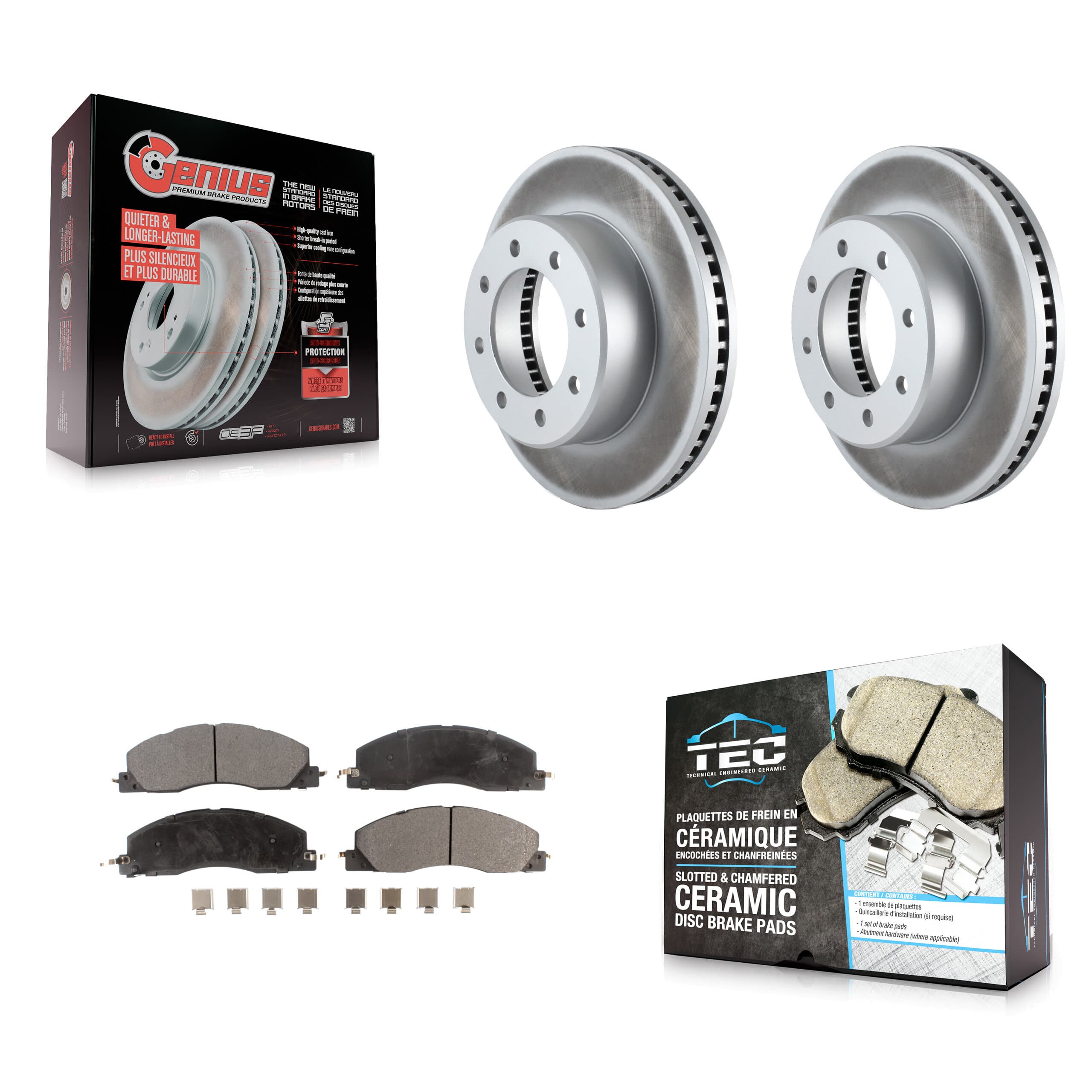 Transit Auto - KGT-100175 - Front Disc Brake Kits image 1