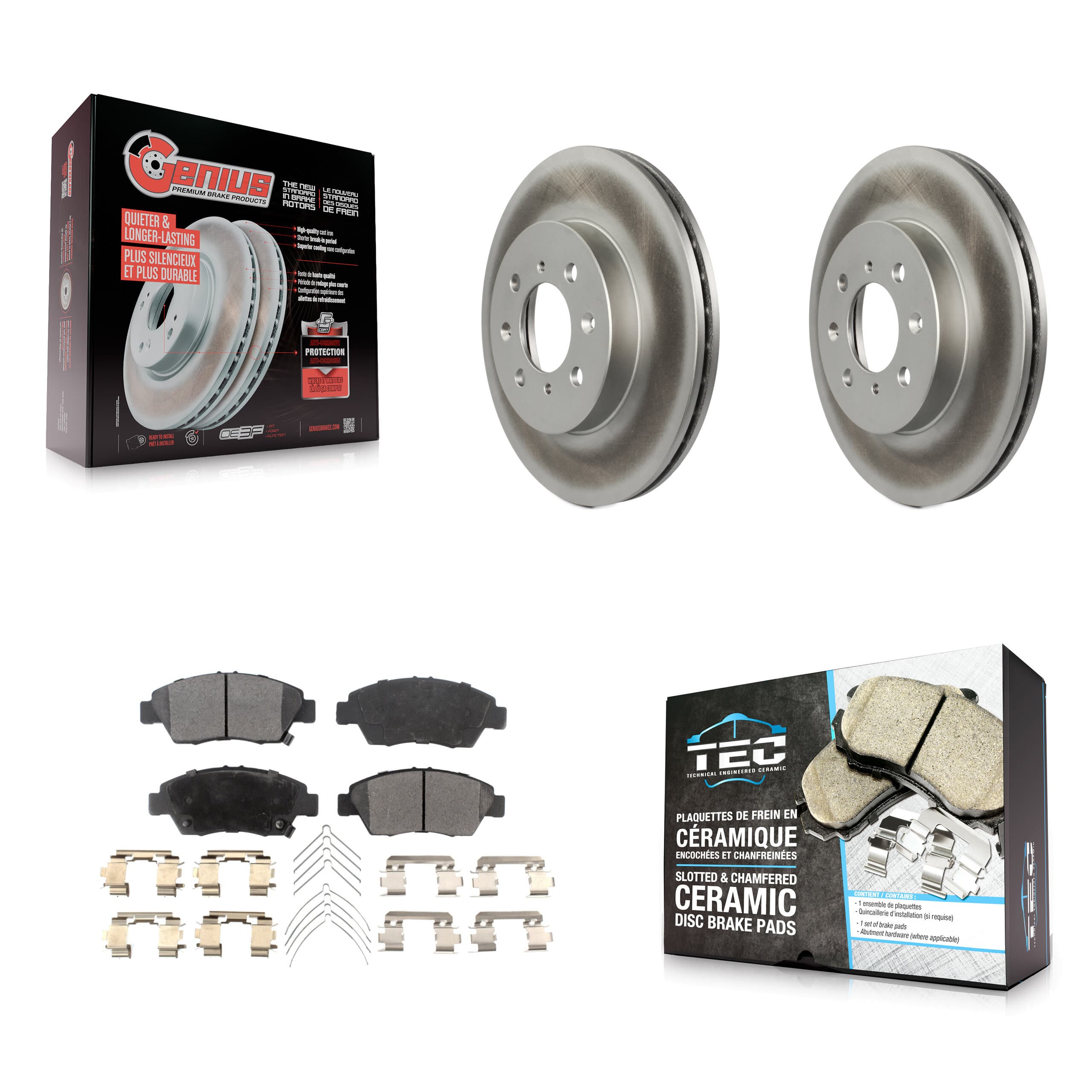 Transit Auto - KGT-100190 - Front Disc Brake Kits image 1