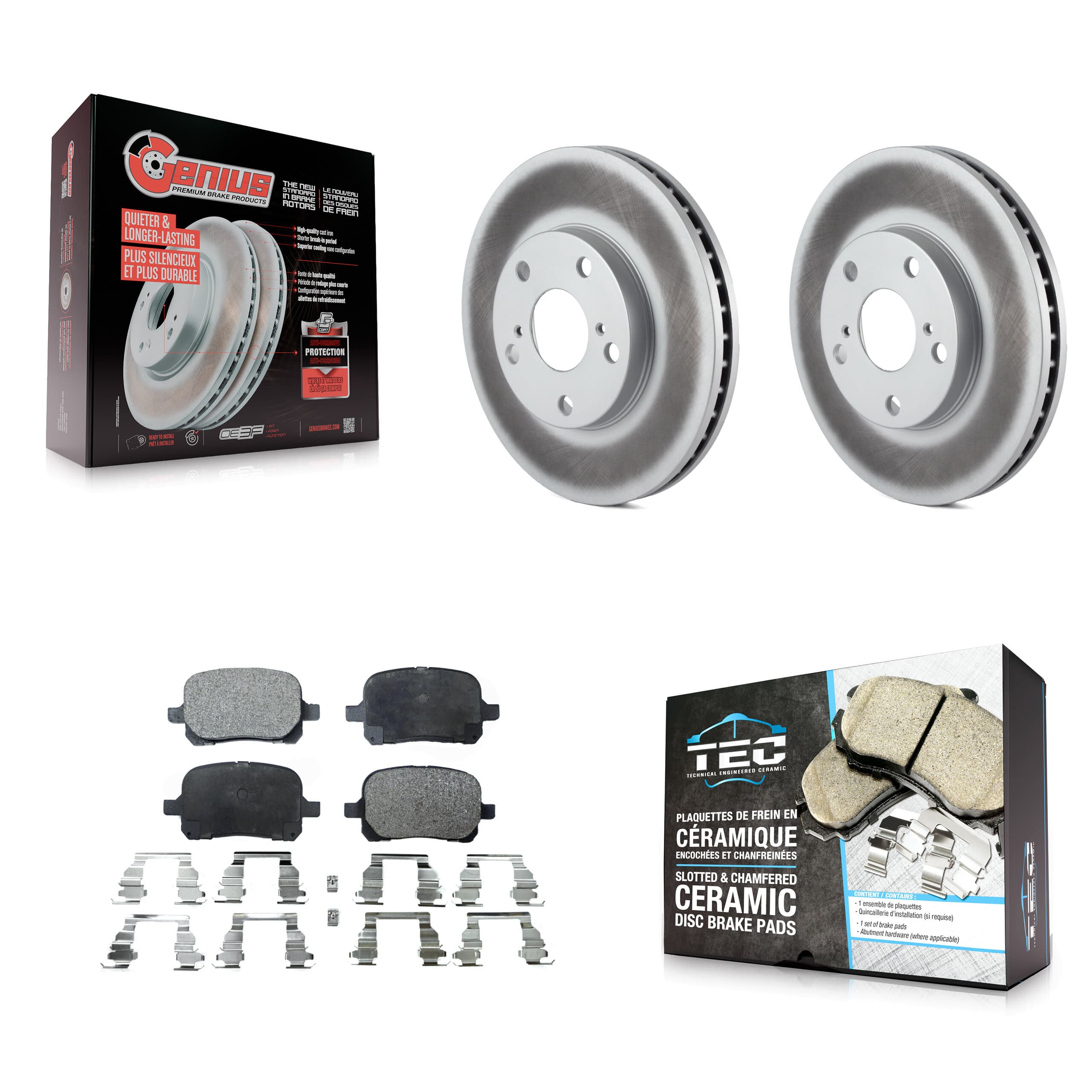 Transit Auto - KGT-100196 - Front Disc Brake Kits image 1