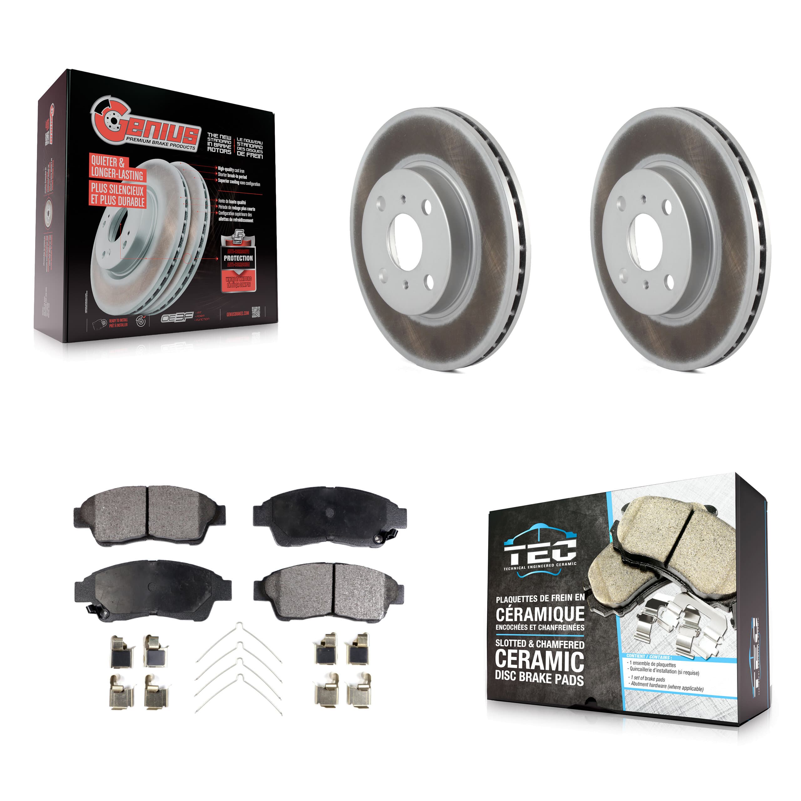 Transit Auto - KGT-100200 - Front Disc Brake Kits image 1