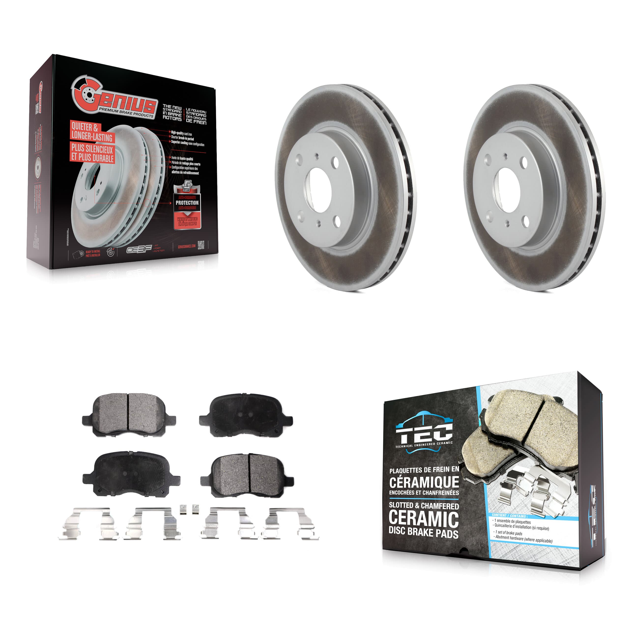 Transit Auto - KGT-100201 - Front Disc Brake Kits image 1