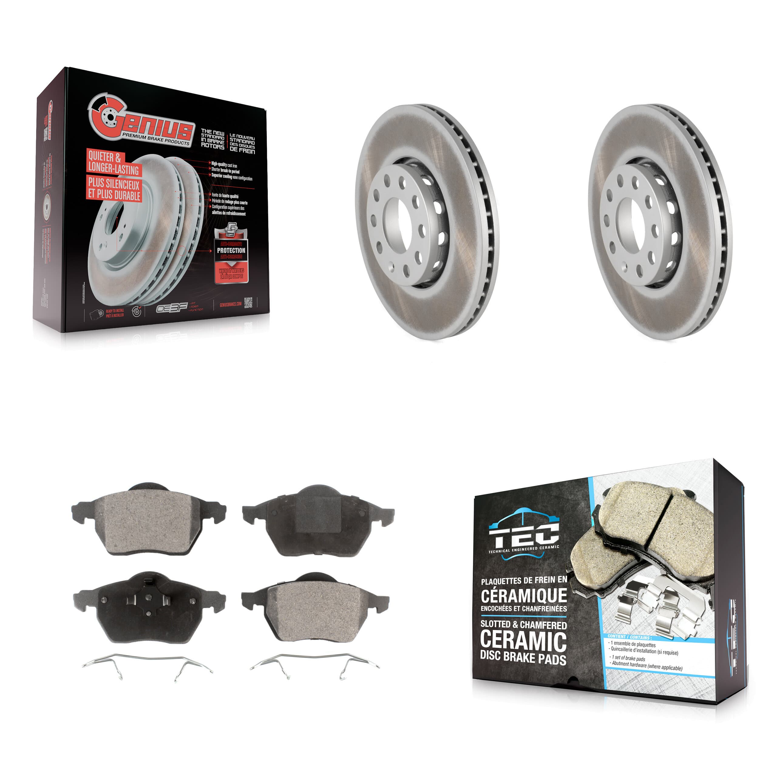 Transit Auto - KGT-100205 - Front Disc Brake Kits image 1