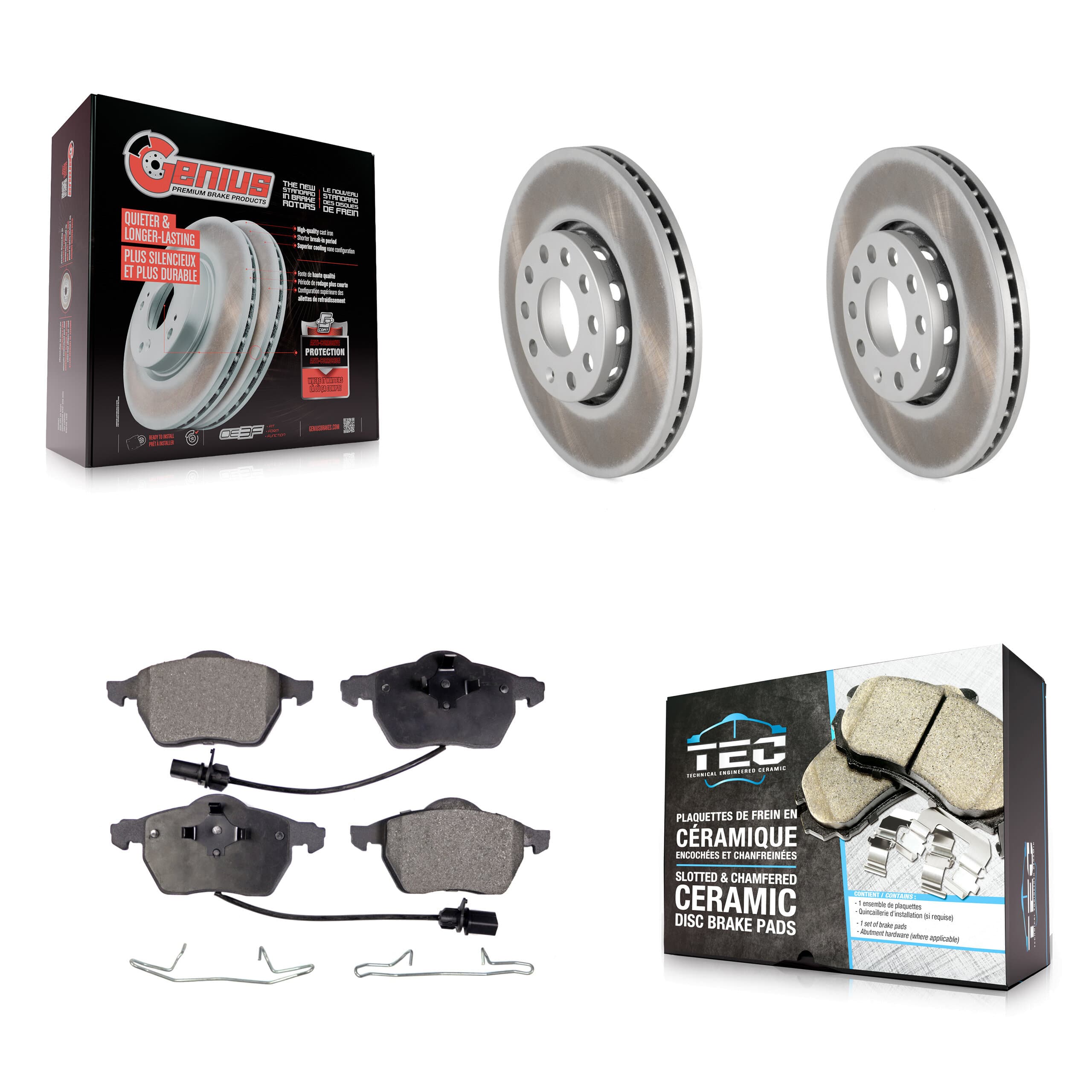 Transit Auto - KGT-100206 - Front Disc Brake Kits image 1