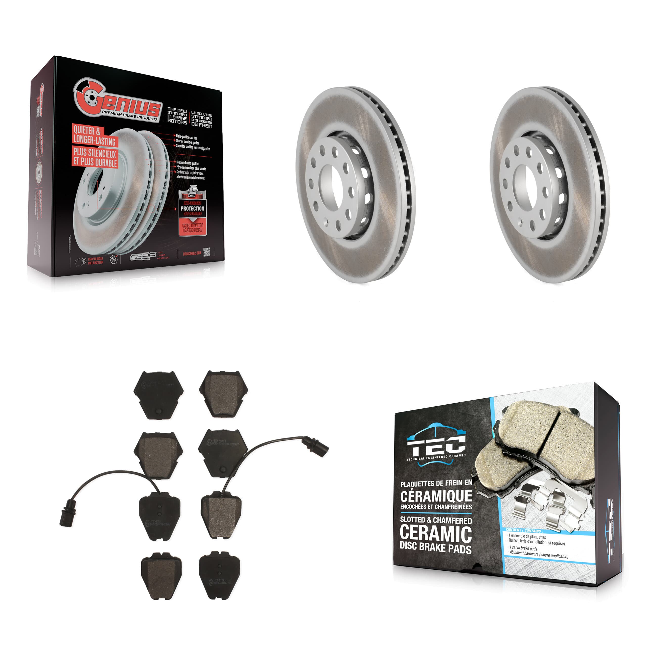 Transit Auto - KGT-100207 - Front Disc Brake Kits image 1