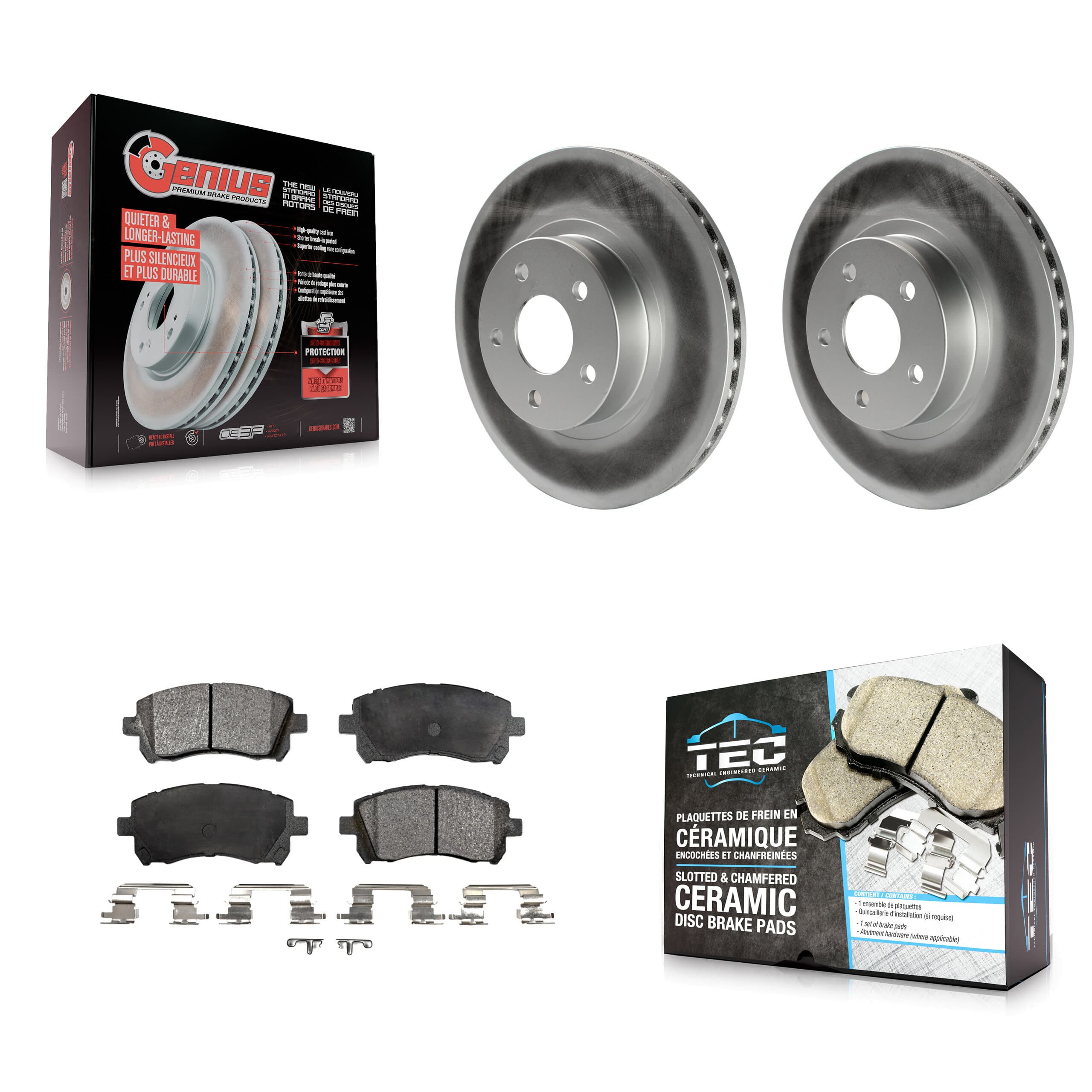 Transit Auto - KGT-100210 - Front Disc Brake Kits image 1