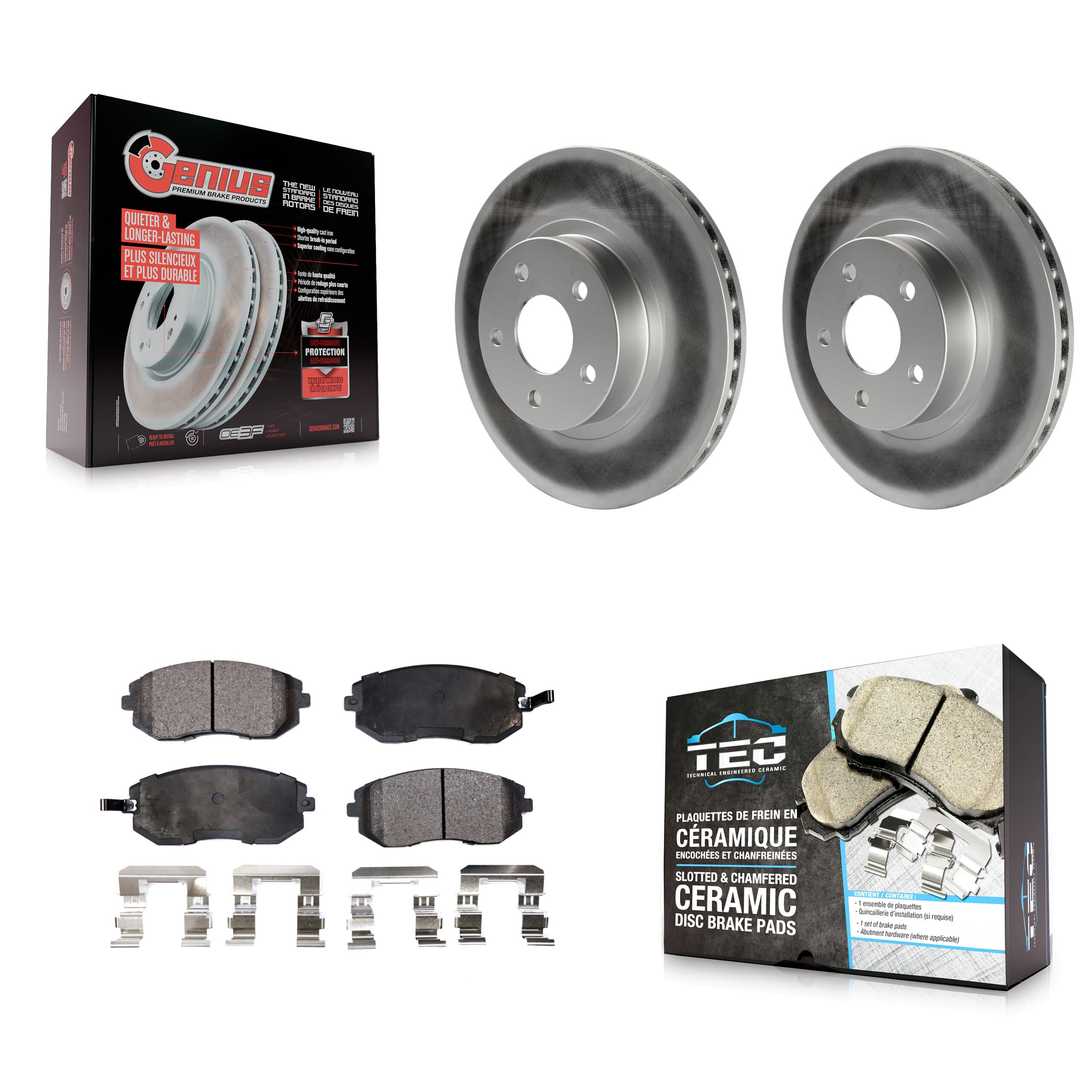Transit Auto - KGT-100211 - Front Disc Brake Kits image 1