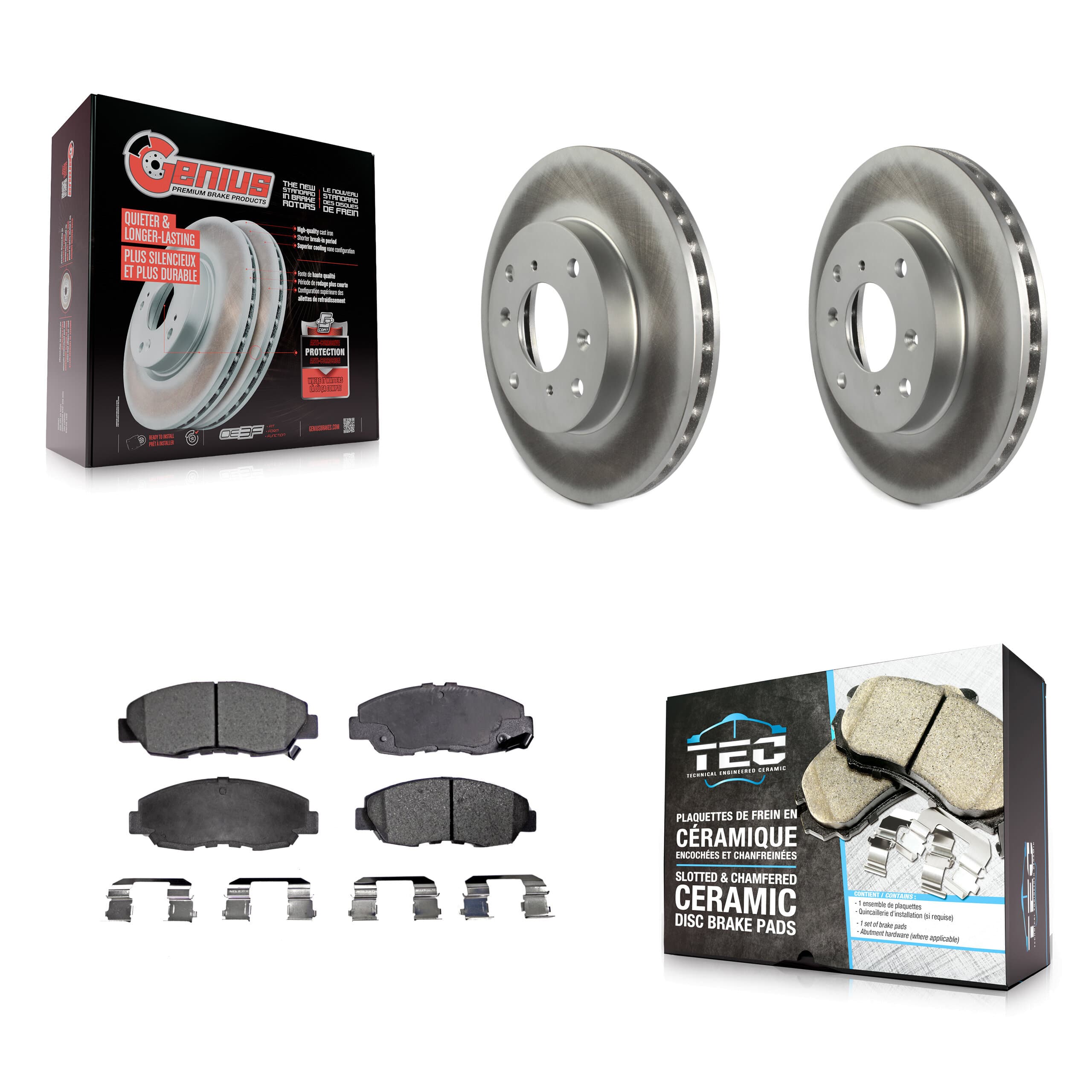 Transit Auto - KGT-100213 - Front Disc Brake Kits image 1