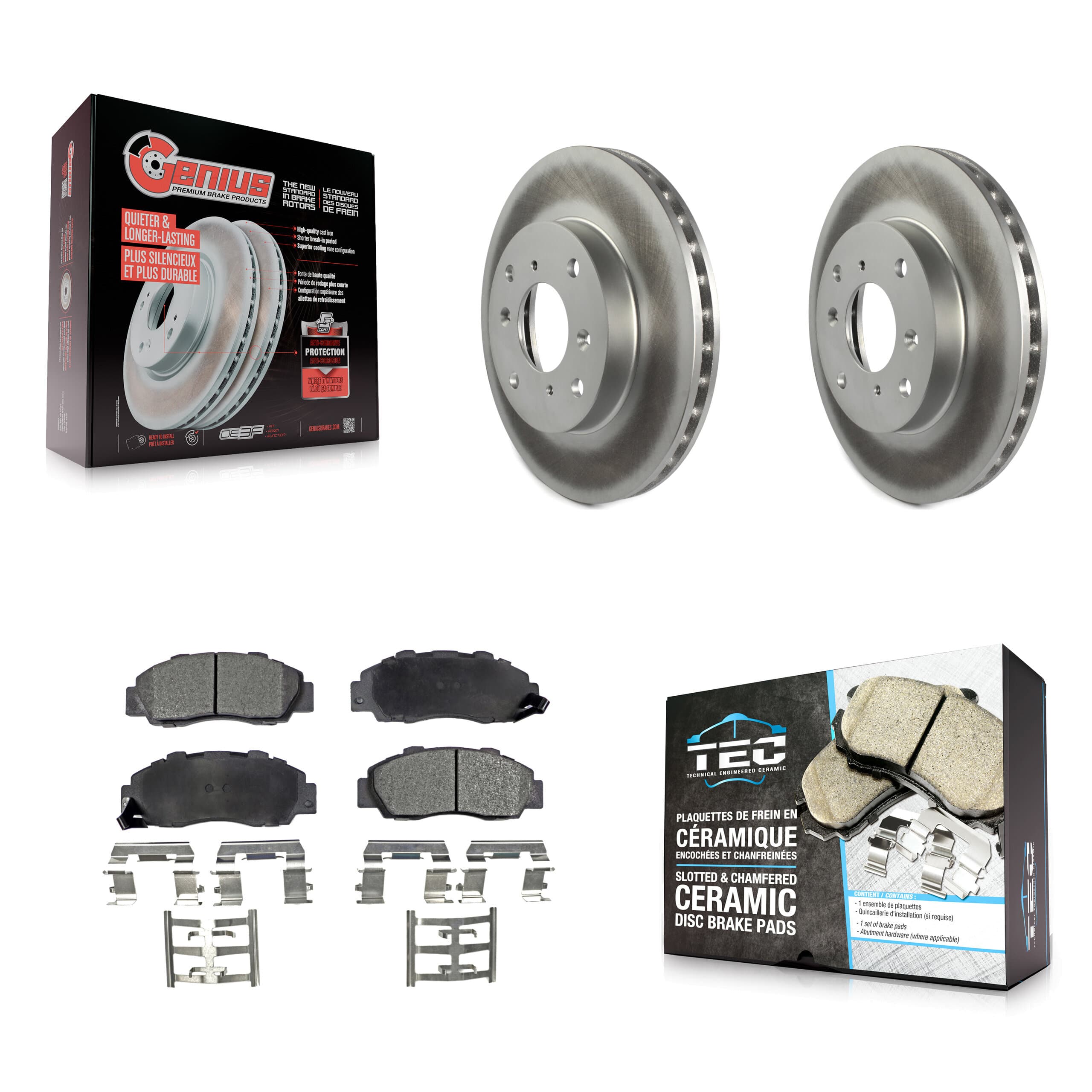 Transit Auto - KGT-100214 - Front Disc Brake Kits image 1