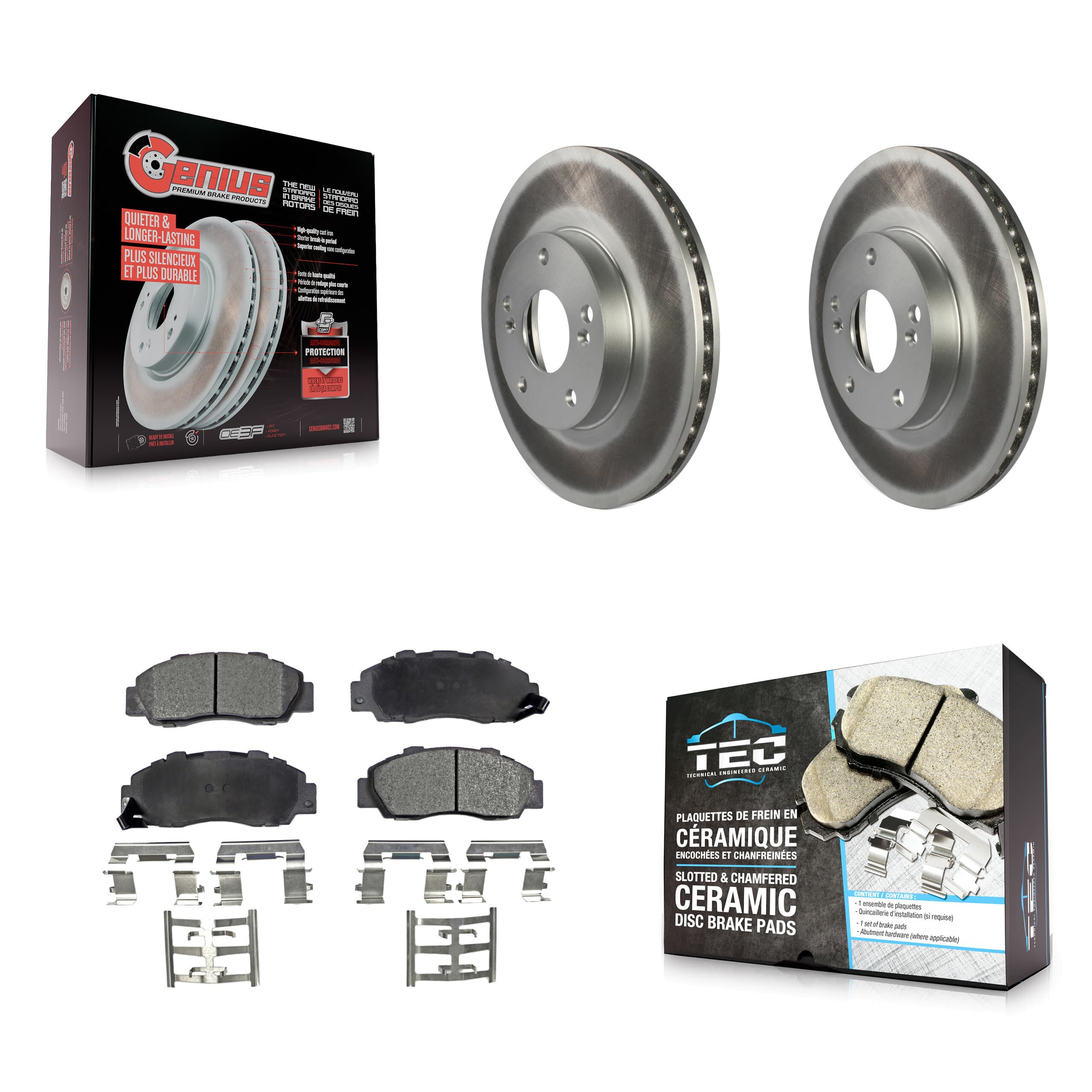 Transit Auto - KGT-100217 - Front Disc Brake Kits image 1