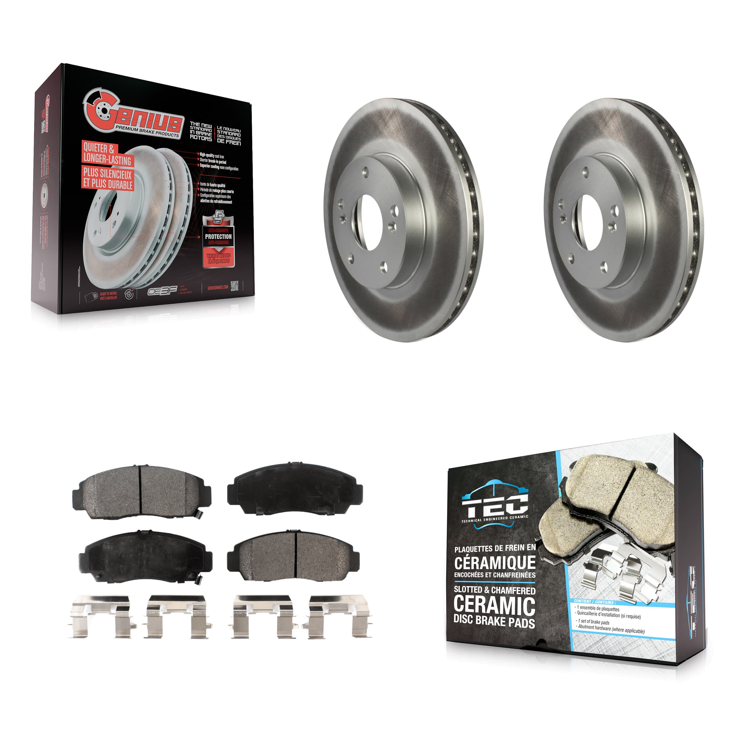 Transit Auto - KGT-100218 - Front Disc Brake Kits image 1
