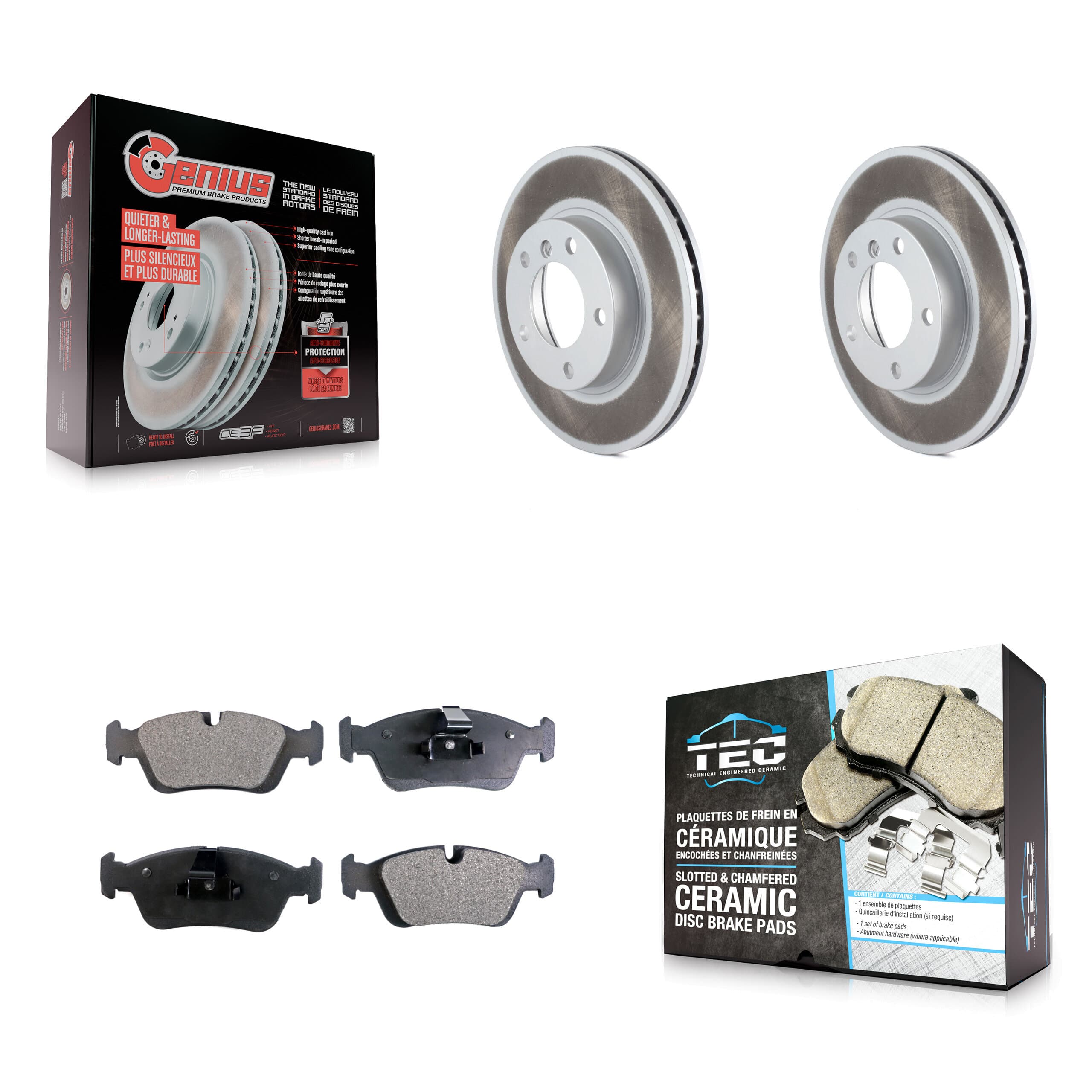 Transit Auto - KGT-100225 - Front Disc Brake Kits image 1
