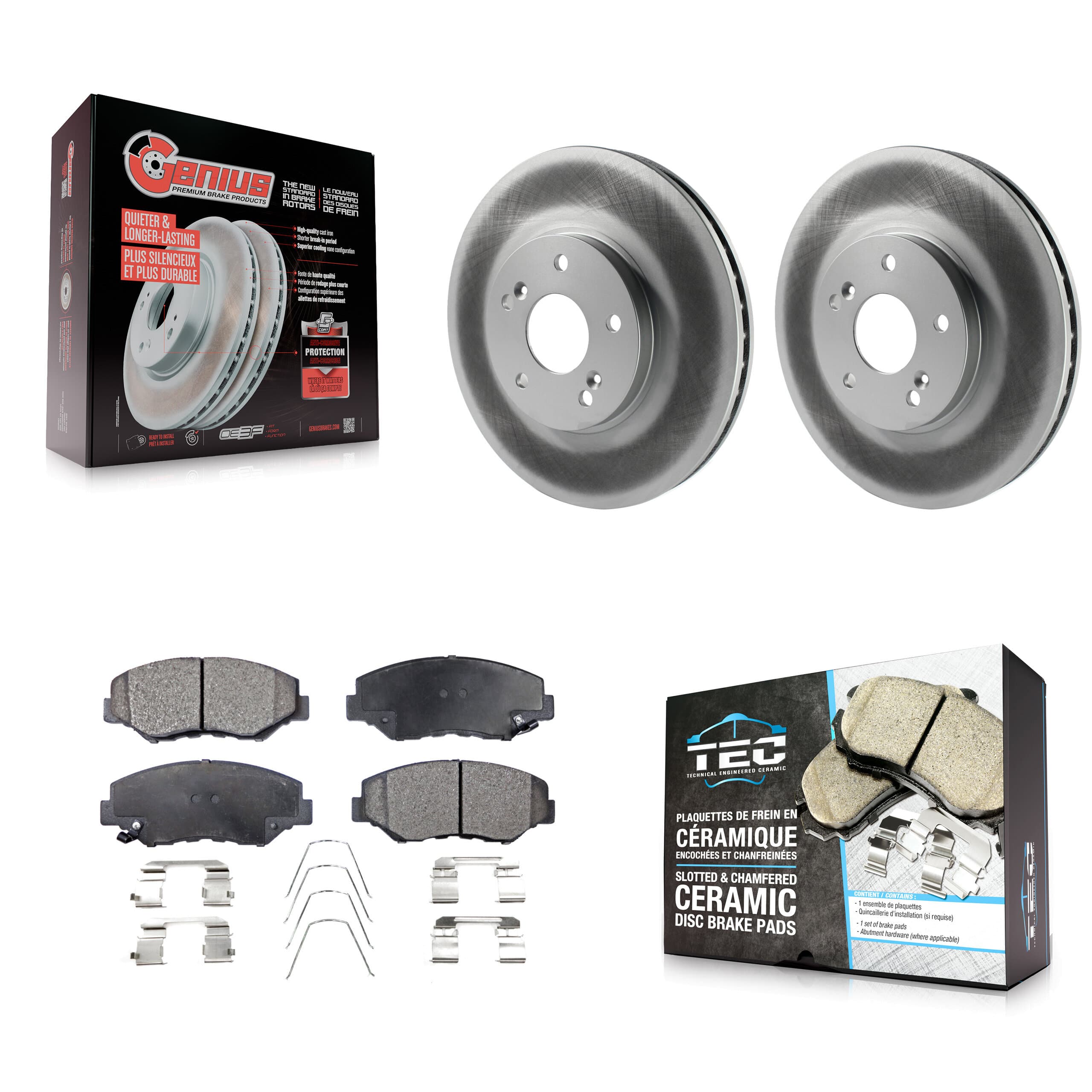 Transit Auto - KGT-100230 - Front Disc Brake Kits image 1