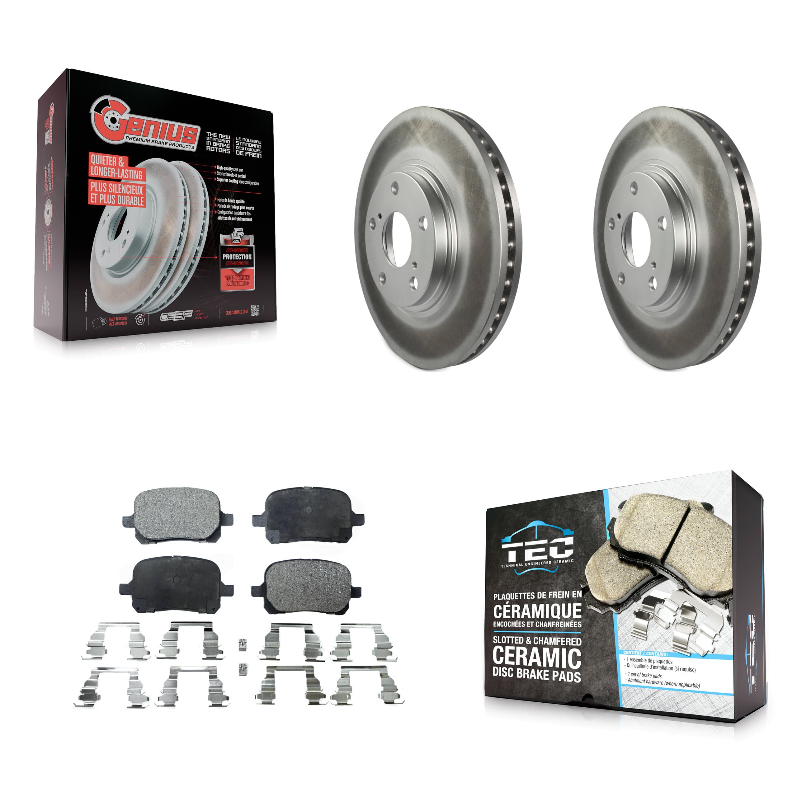 Transit Auto - KGT-100237 - Front Disc Brake Kits image 1