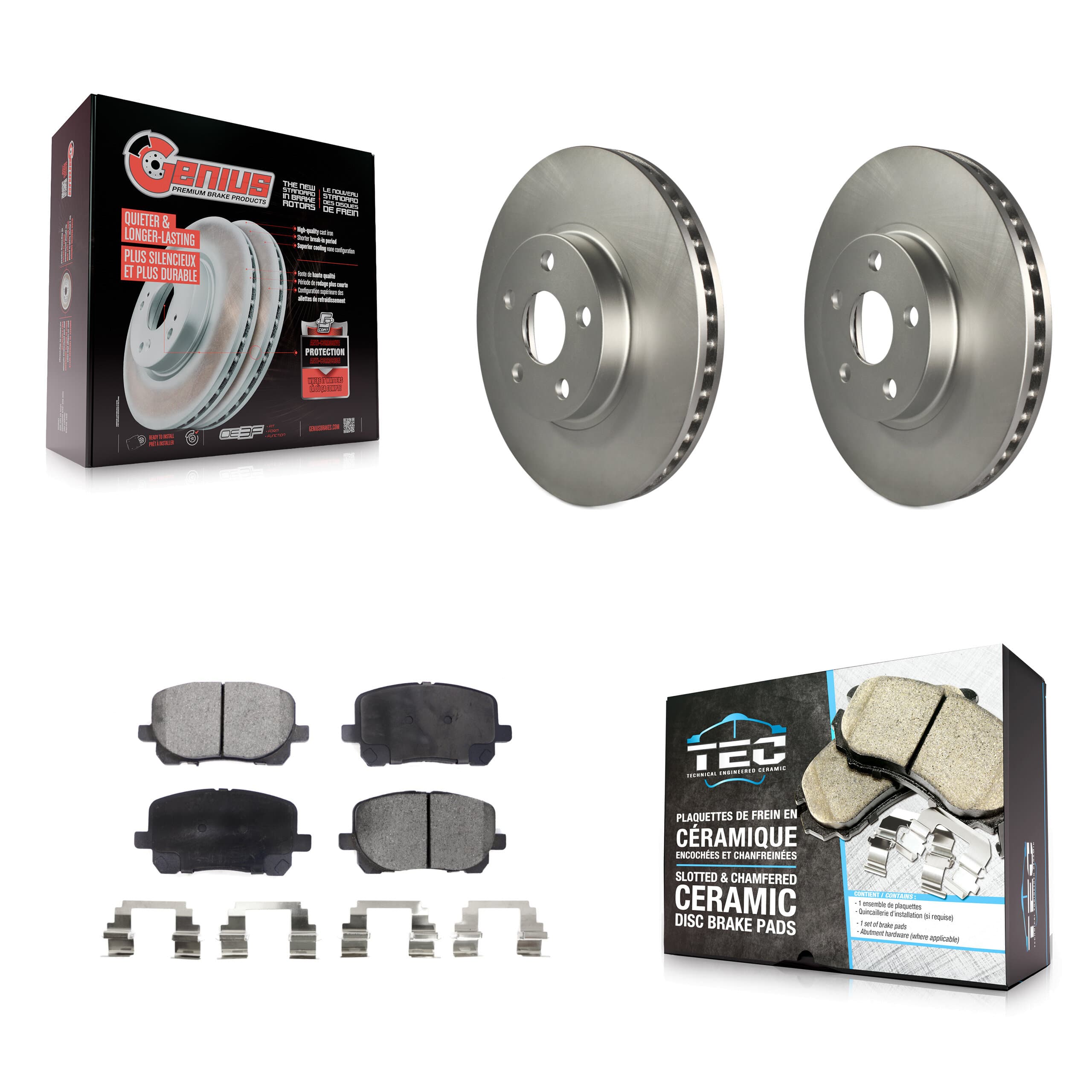 Transit Auto - KGT-100244 - Front Disc Brake Kits image 1