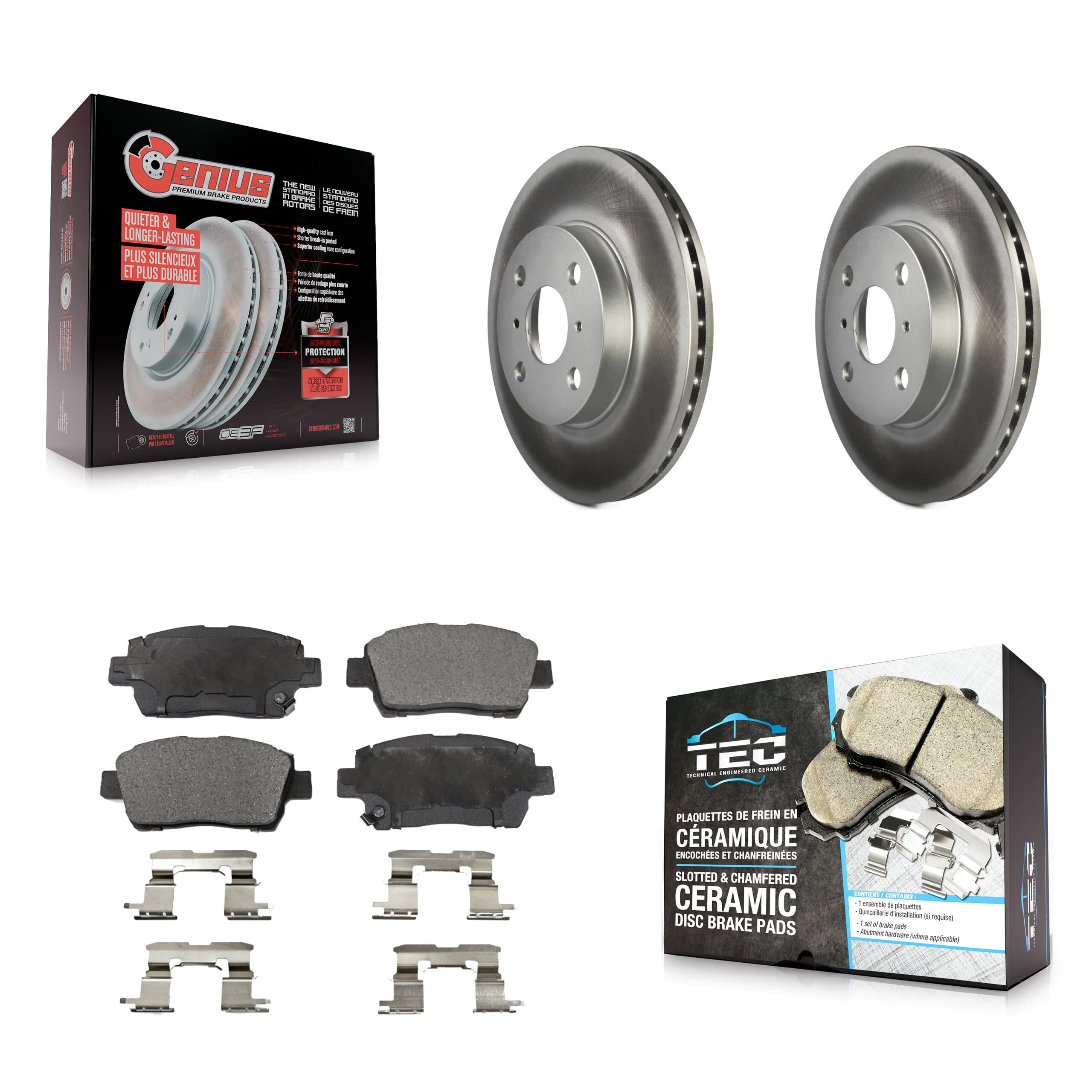 Transit Auto - KGT-100245 - Front Disc Brake Kits image 1