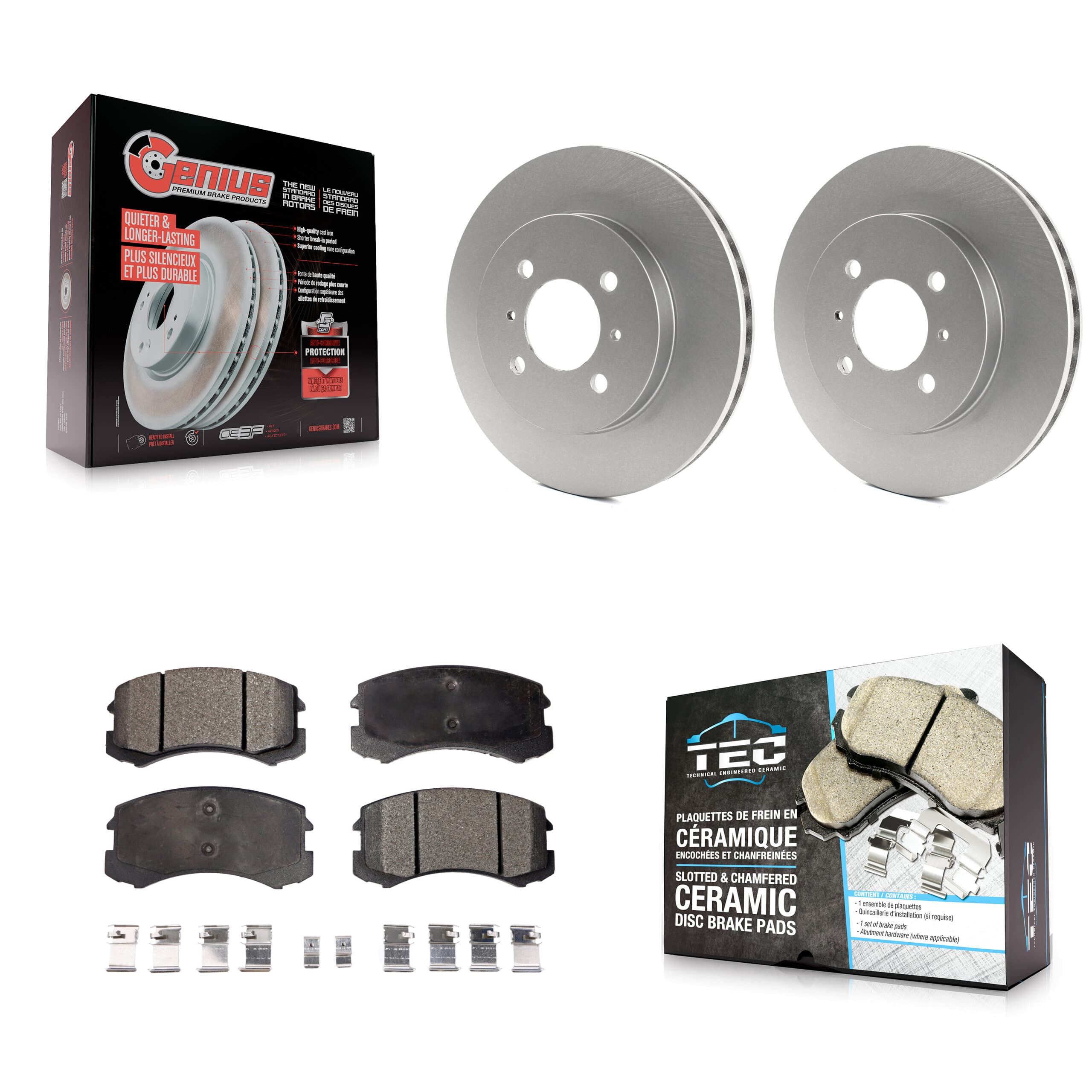 Transit Auto - KGT-100248 - Front Disc Brake Kits image 1
